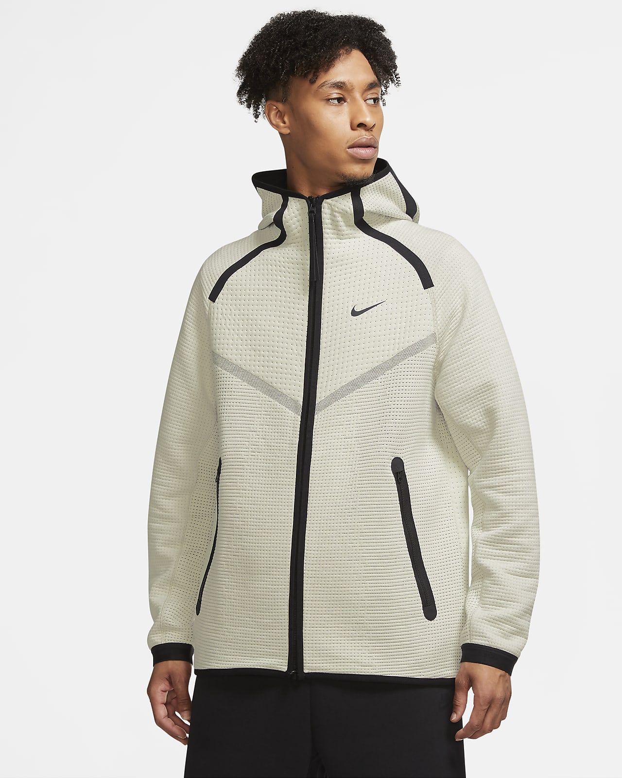 nike sportswear tech full zip hoodie