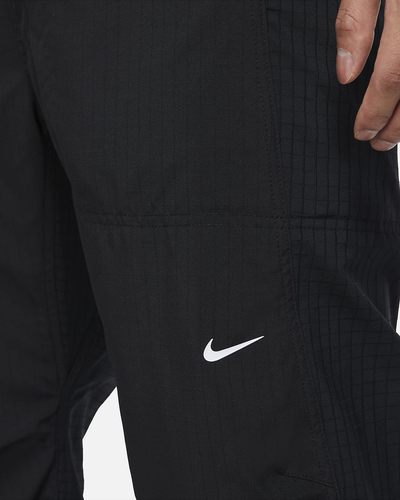 Lycra Nike Dri Fit Track Pants Solid