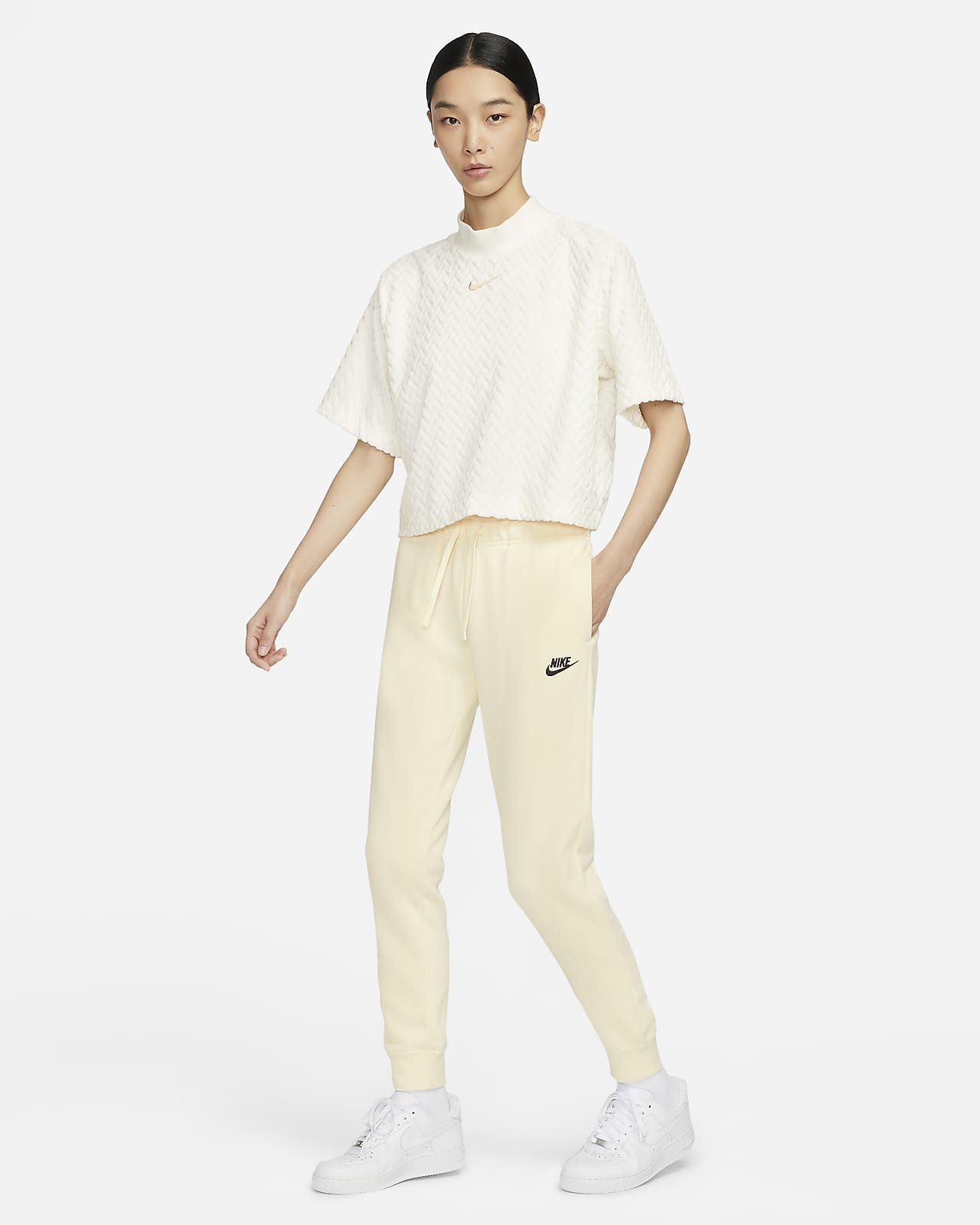 Nike Sportswear Club Fleece Women’s Sweatpants - White”