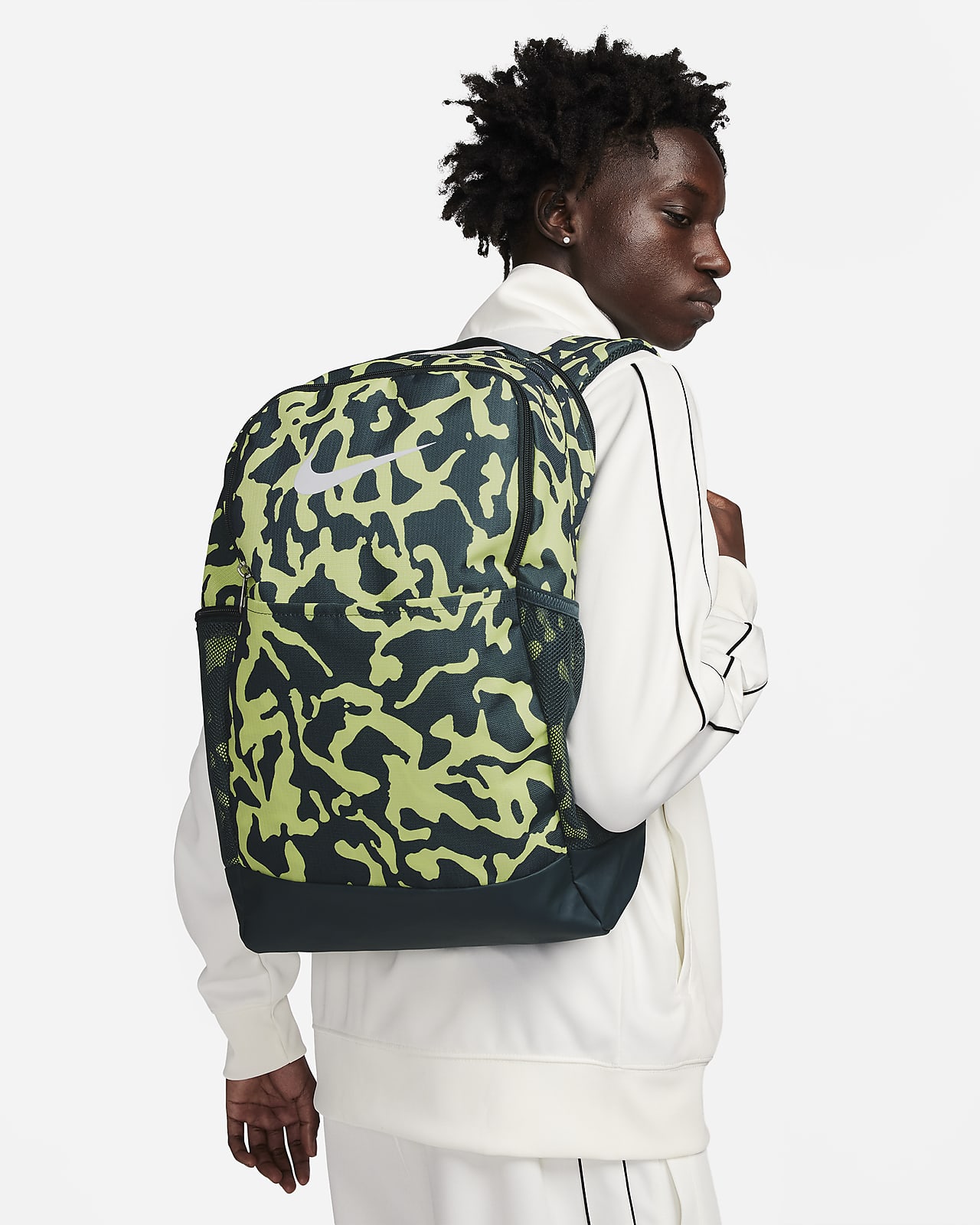 Nike Brasilia Printed Backpack (Medium, 24L). Nike PH
