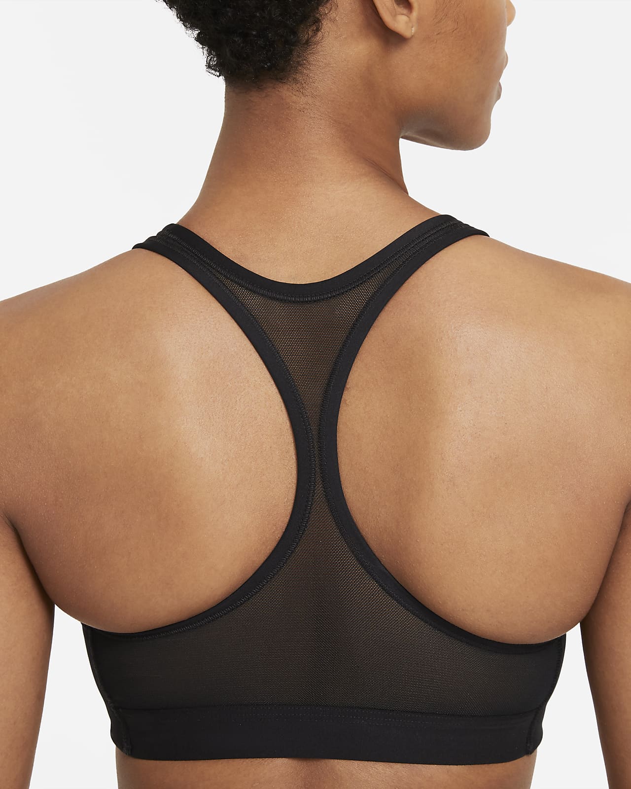 nike swoosh one piece pad sports bra