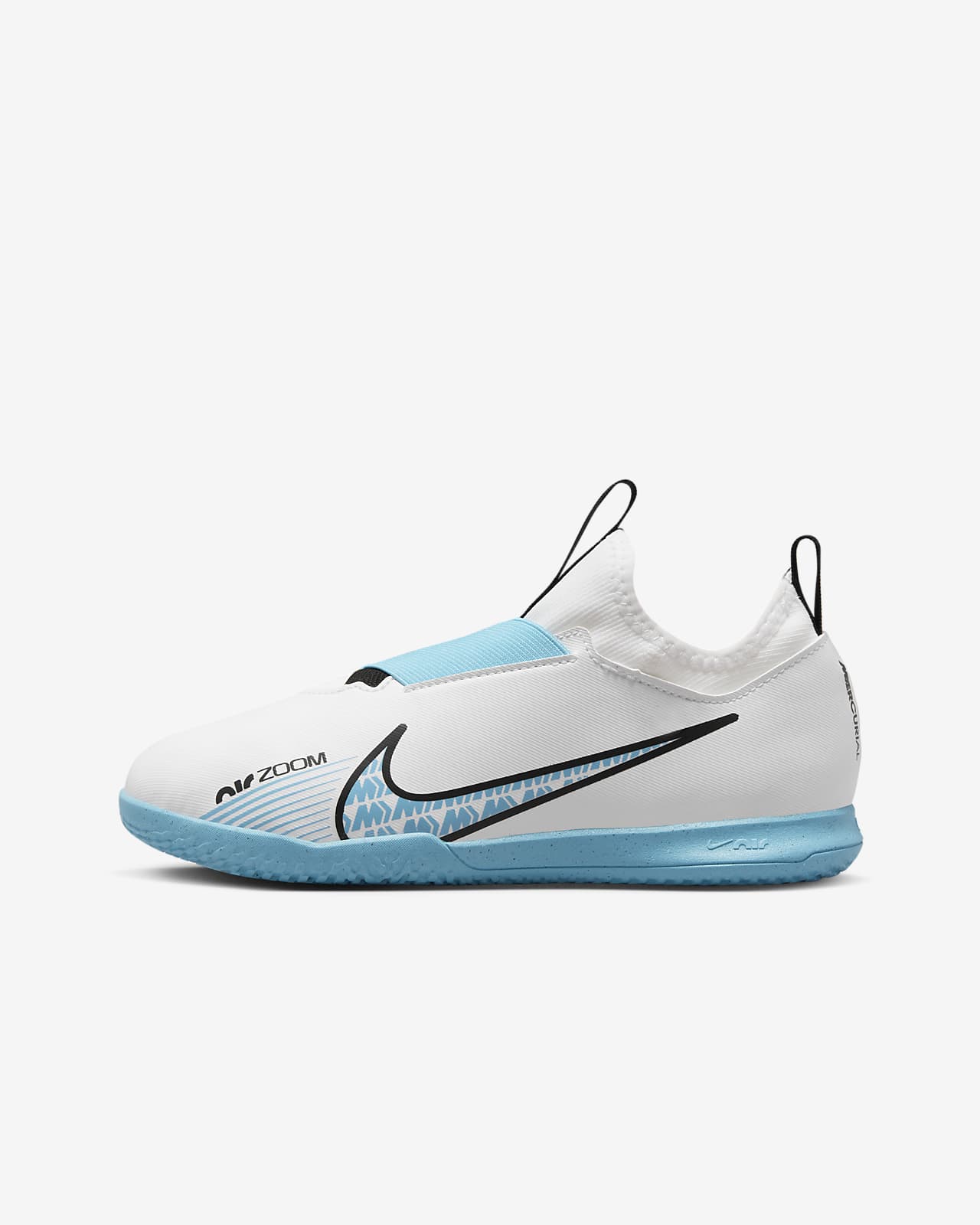 Nike Jr. Zoom Mercurial Vapor Academy IC Little/Big Indoor/Court Soccer Shoes.
