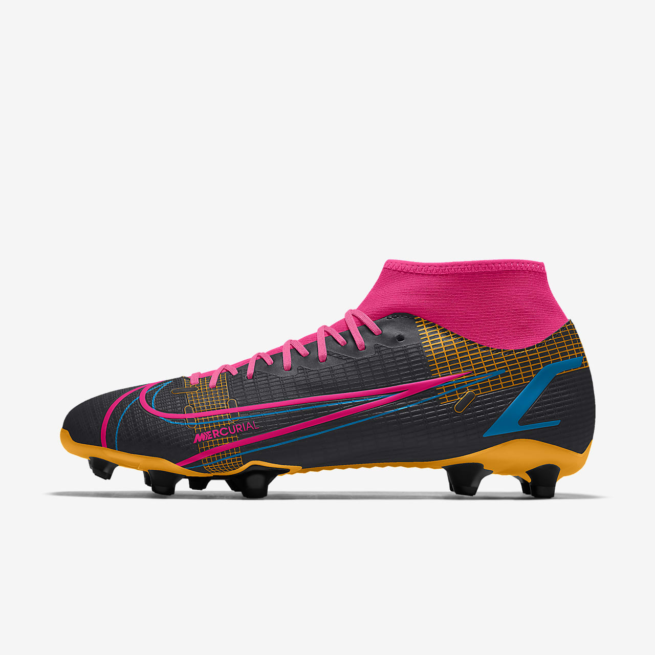 Chaussure de football à crampons personnalisable Nike Mercurial Superfly 8 Academy By You