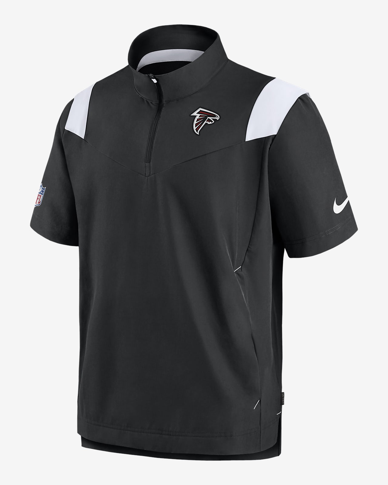 Nike Sideline Coach Lockup (NFL Atlanta Falcons) Men's Short-Sleeve Jacket.  