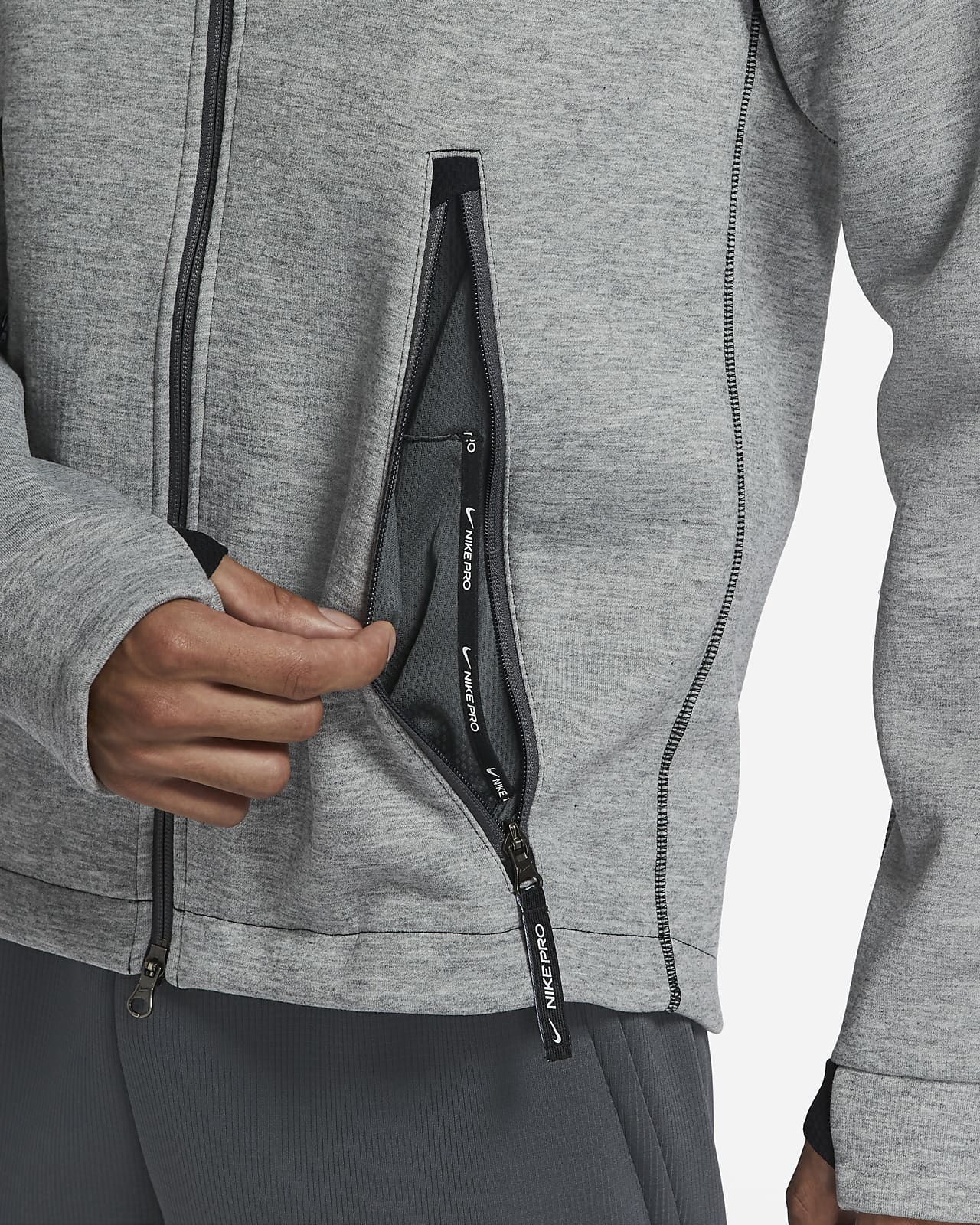Full-Zip Fleece Jacket. Nike LU