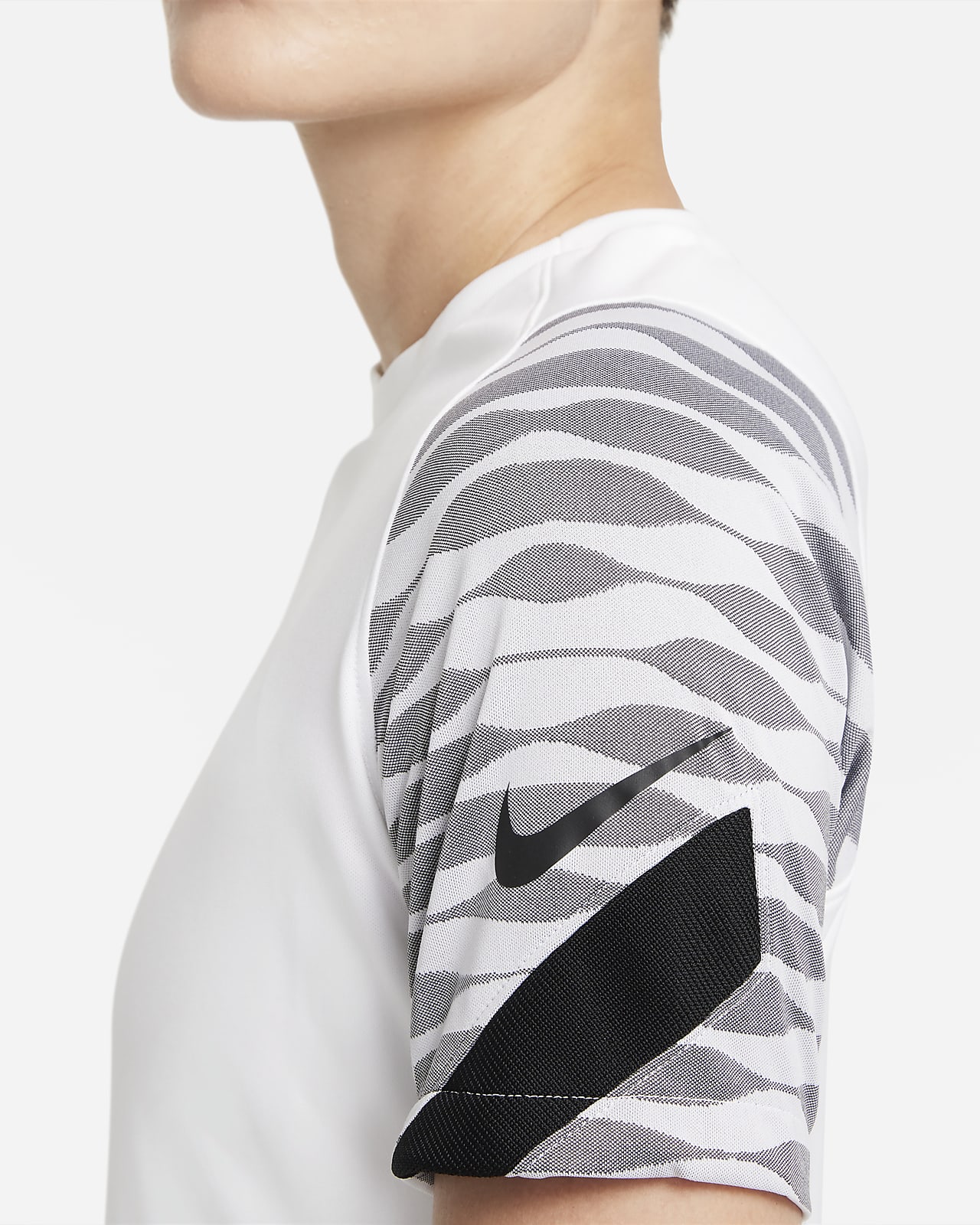 white nike strike top