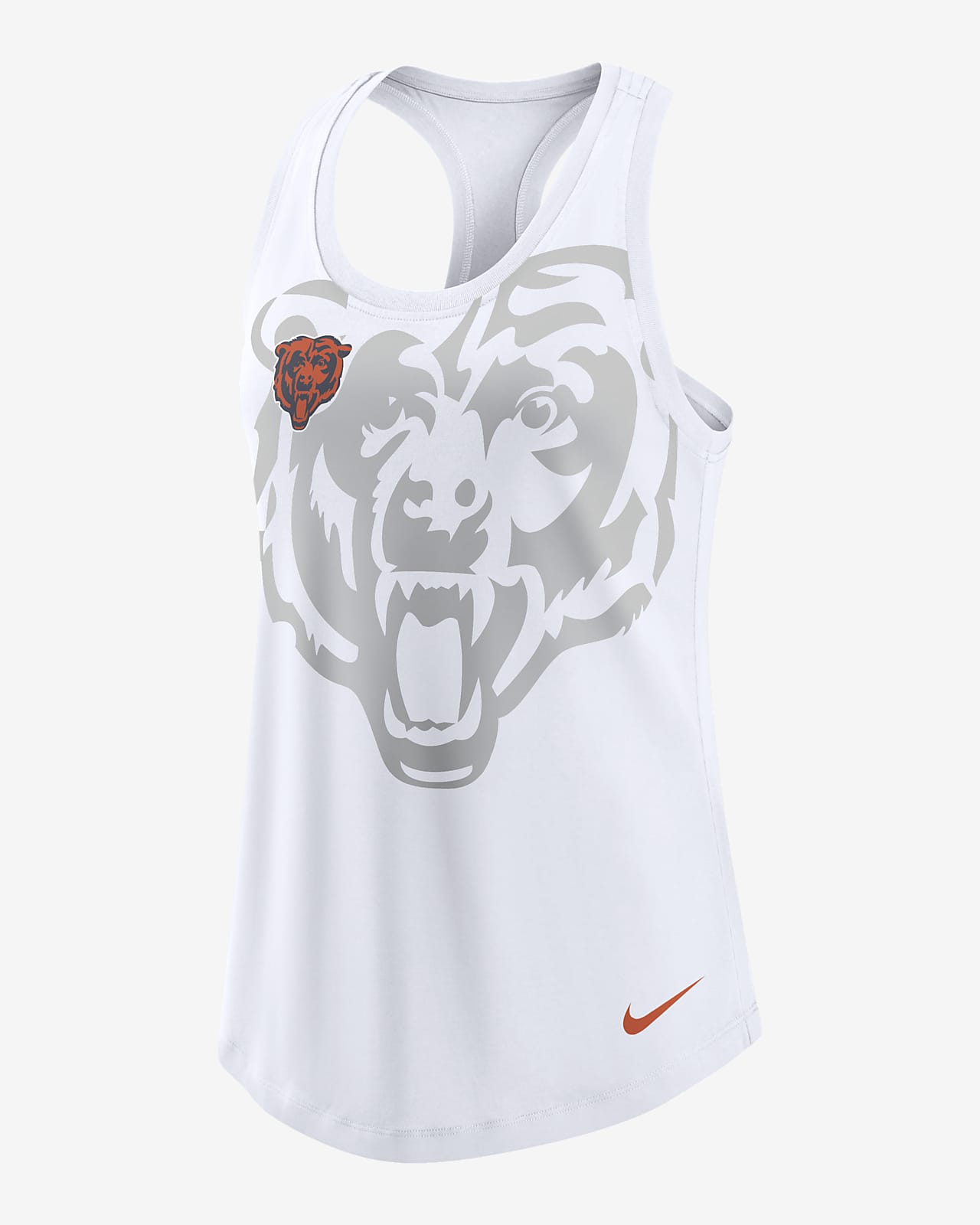 Nike Team (NFL Chicago Bears) Women's Racerback Tank Top.