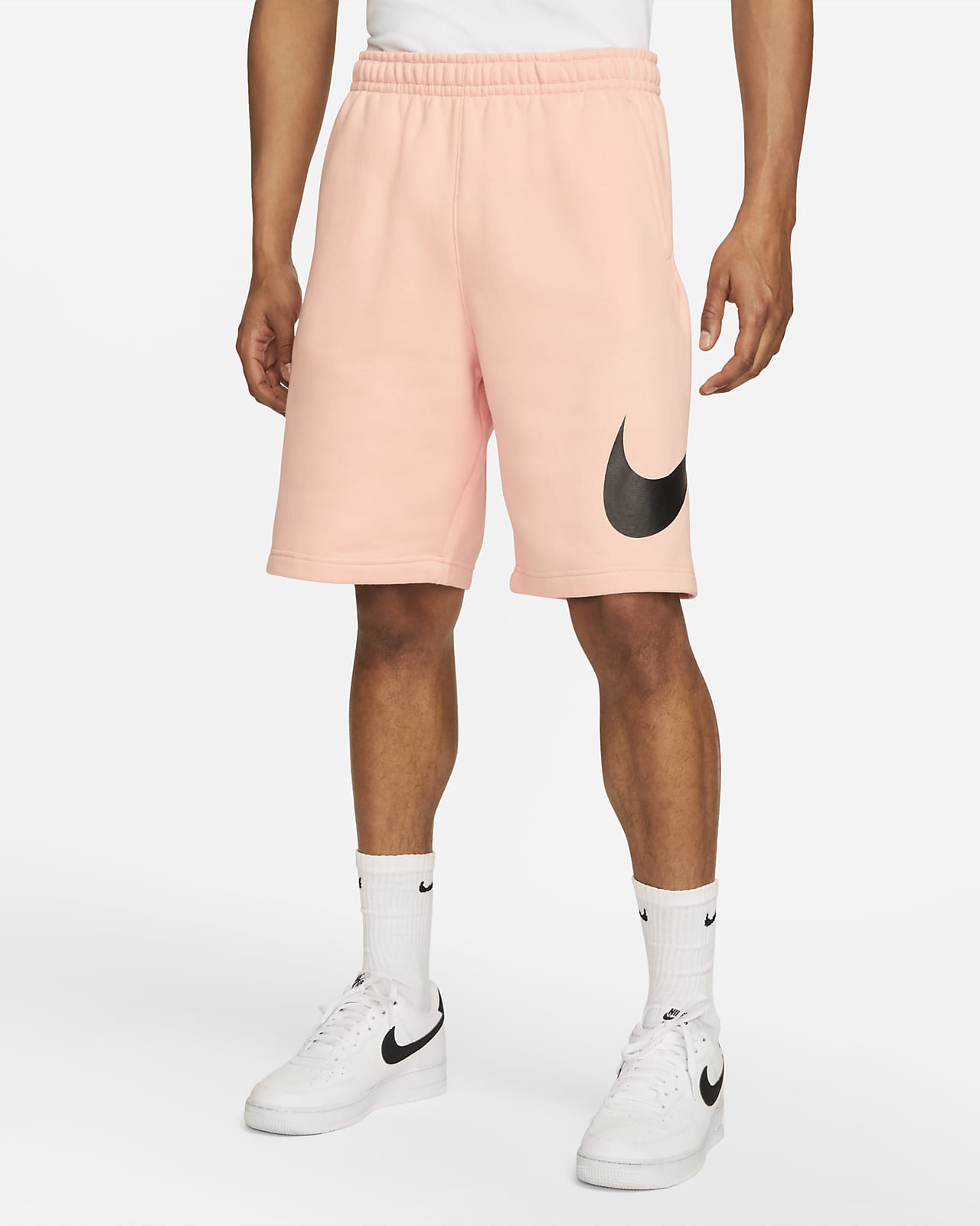 mens nike fleece club shorts