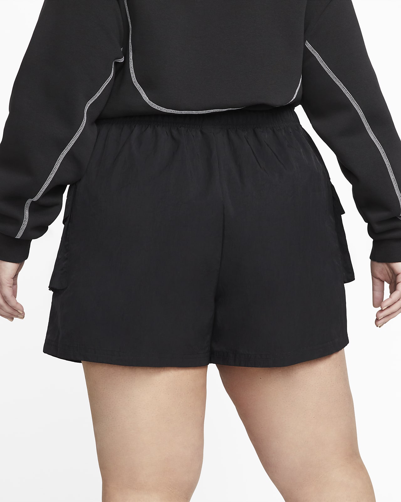 Woven High-Rise Shorts (Plus Size). Nike AU