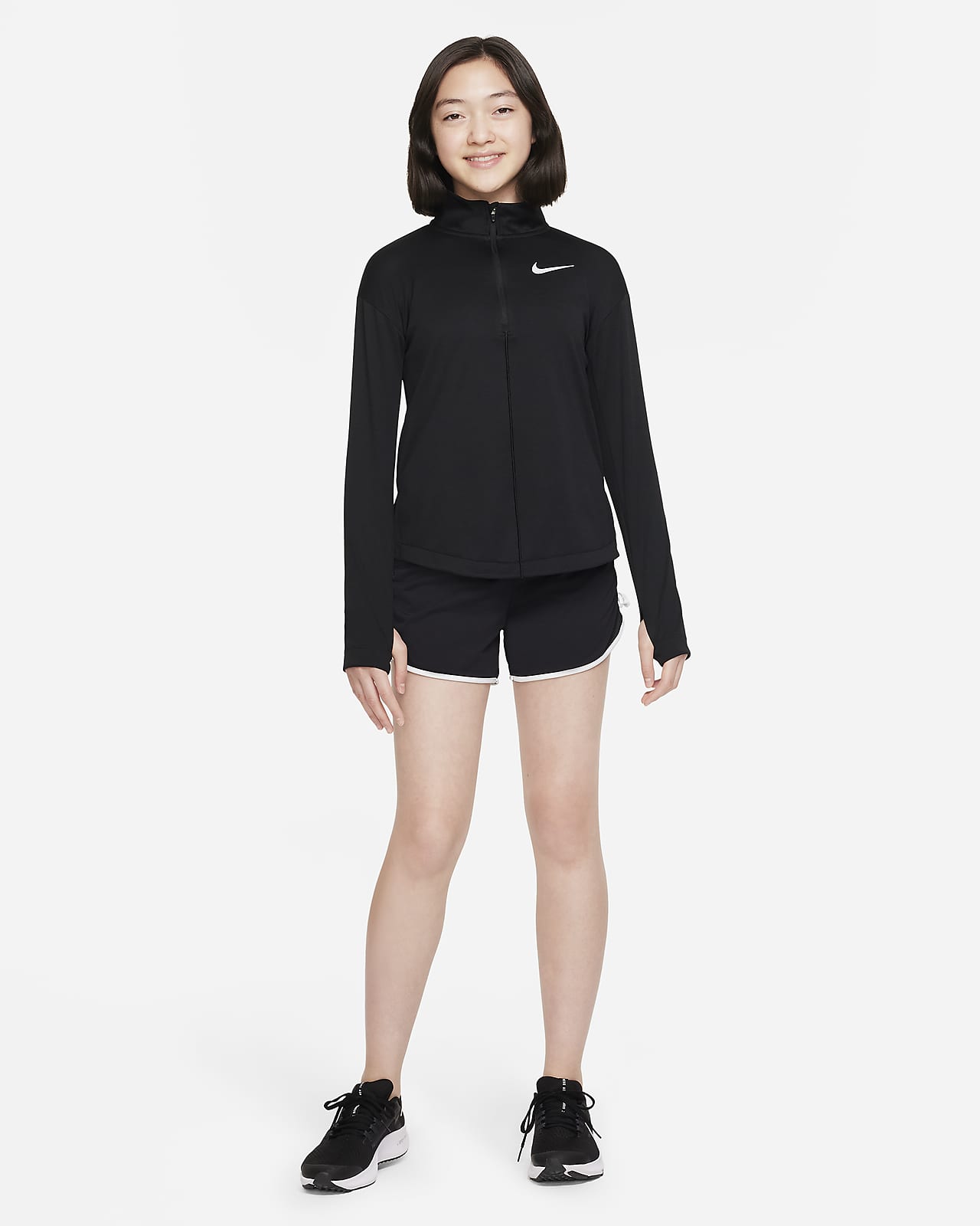 Shorts de running para niña talla grande Nike Dri-FIT Tempo Icon Clash