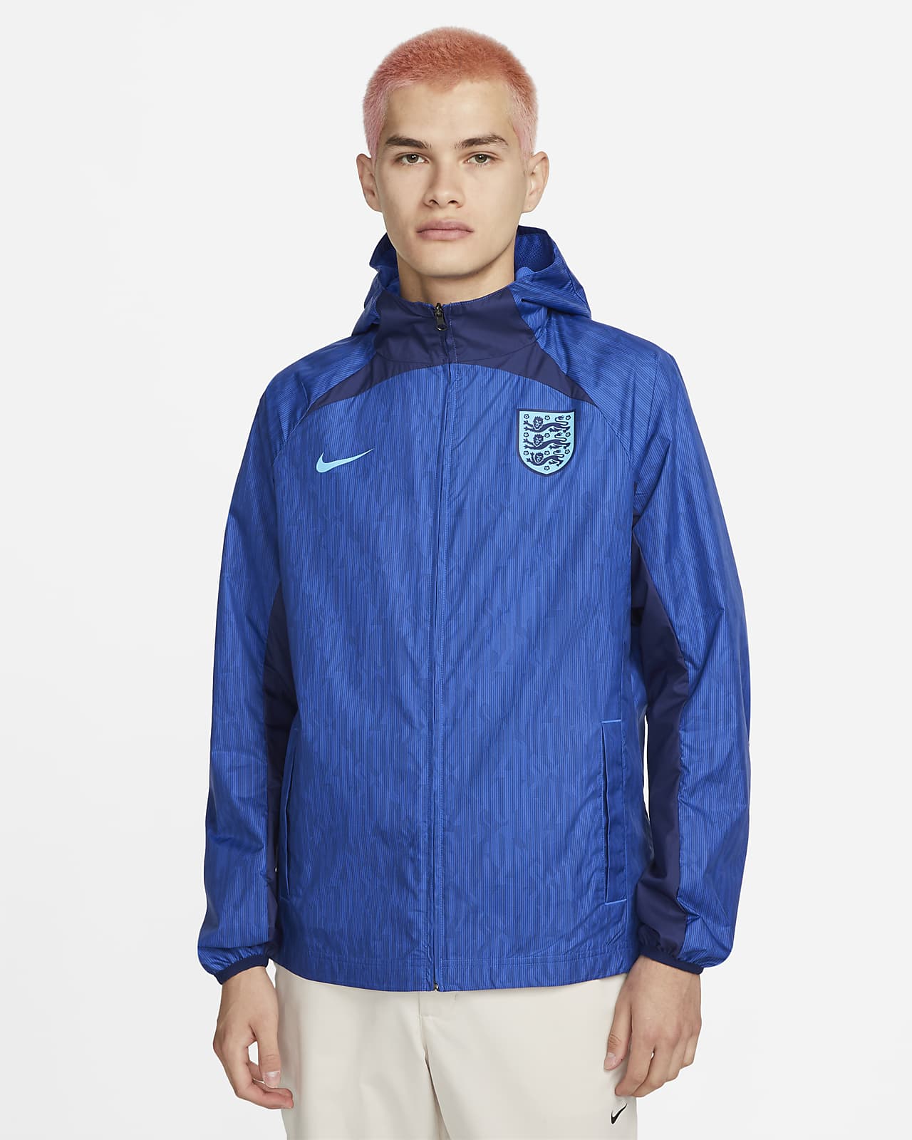 England AWF Men's FullZip Football Jacket. Nike GB