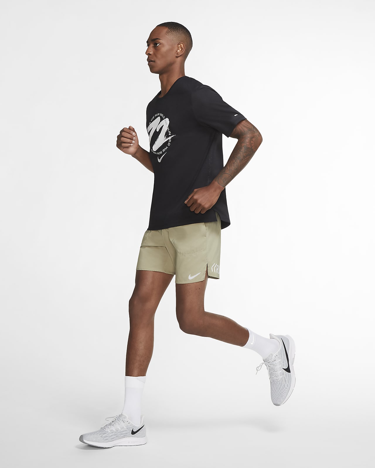 nike flex stride wild run men's 7 running shorts