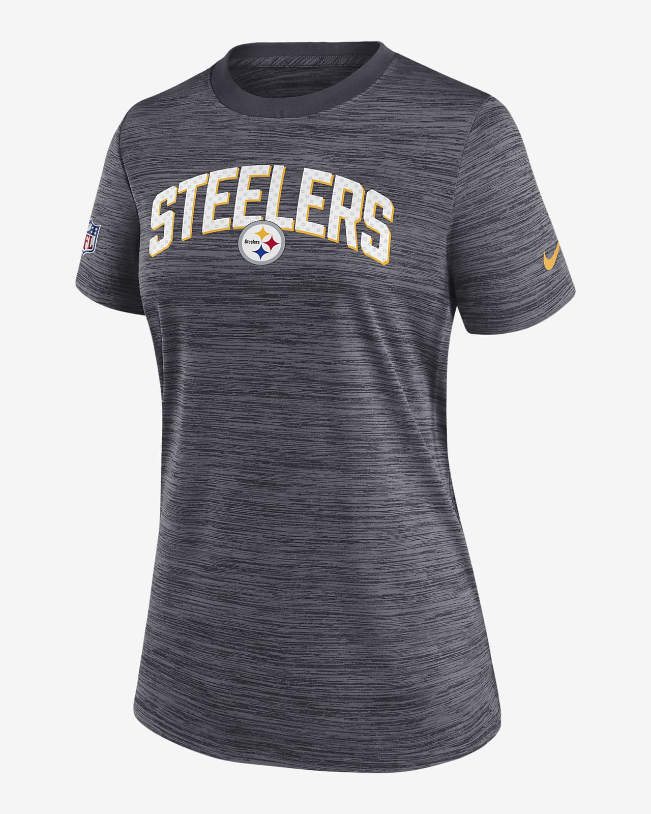 Playera para mujer Nike Dri-FIT Sideline Velocity Lockup (NFL Pittsburgh  Steelers). Nike.com