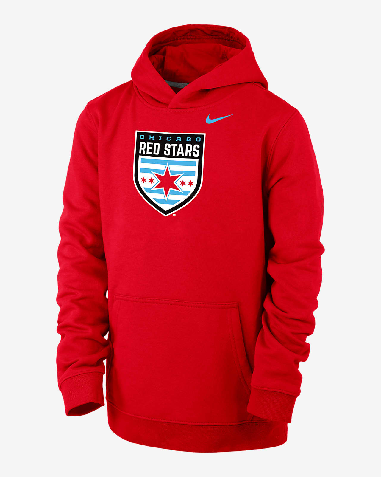 Sudadera con gorro Nike Fútbol para niño talla grande de Chicago Red Stars Club Fleece