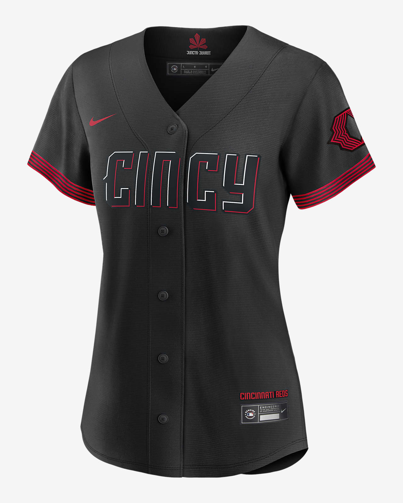 MLB Cincinnati Reds City Connect (Barry Larkin) Women's Replica Baseball Jersey