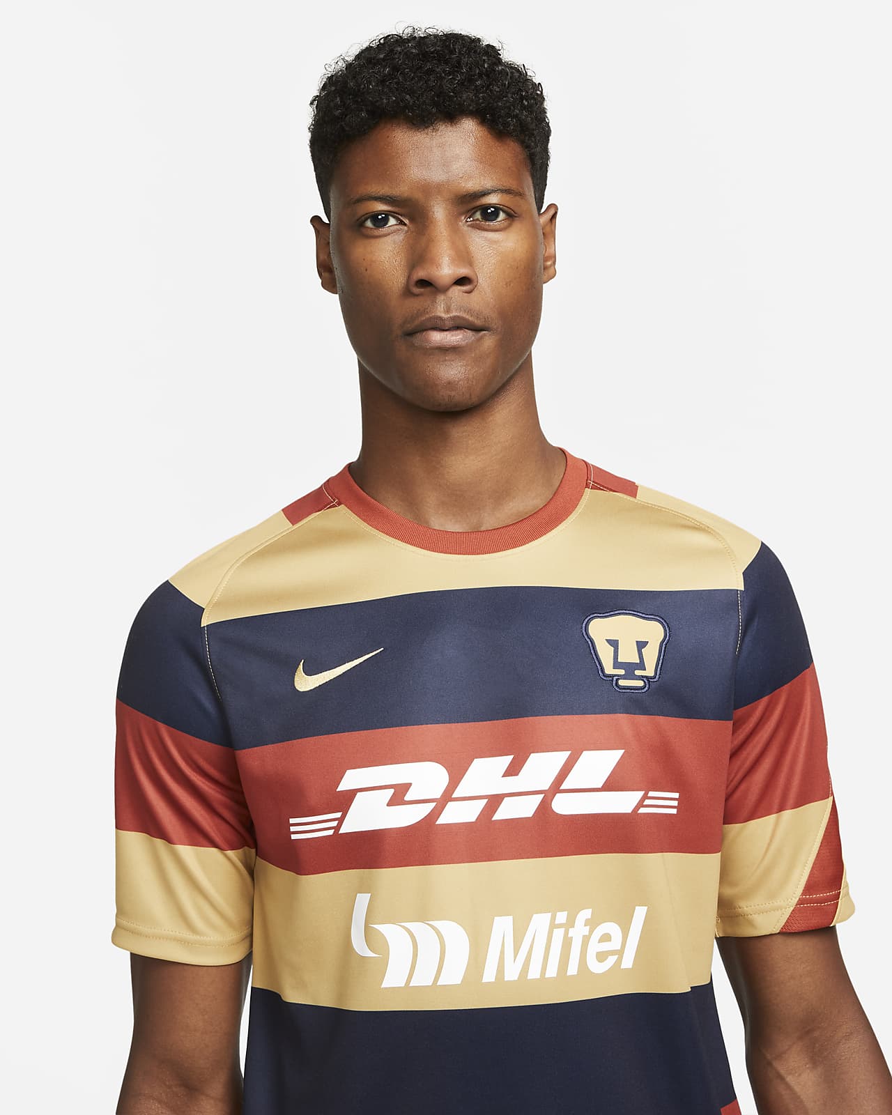 Pumas UNAM Derde Nike Dri-FIT warming-uptop voor heren. Nike NL