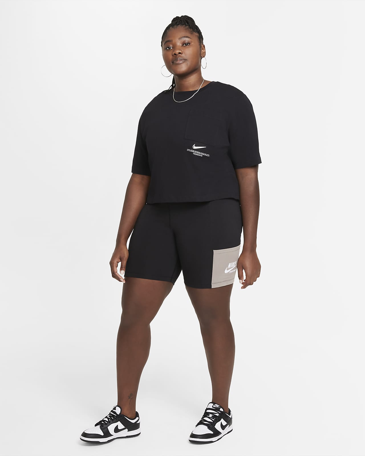 nike bike shorts plus size