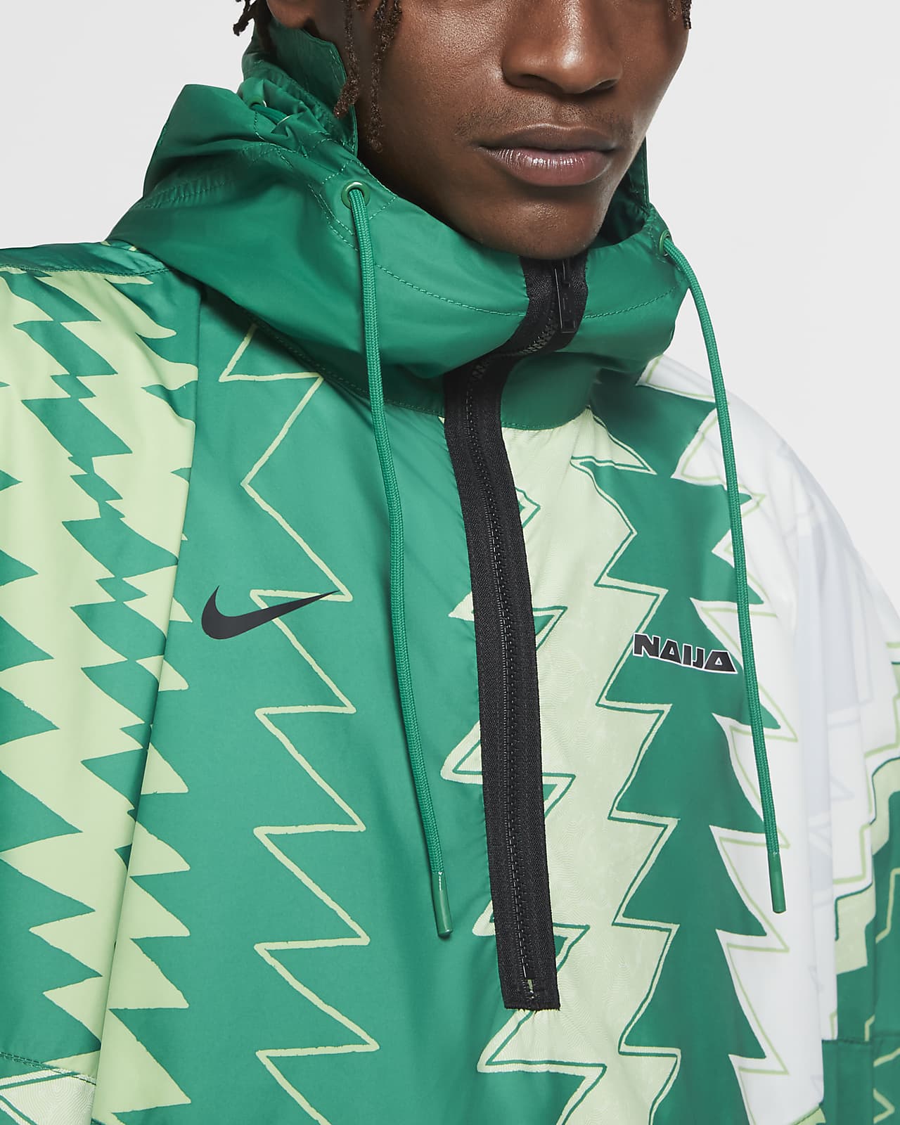nike woven poncho mens
