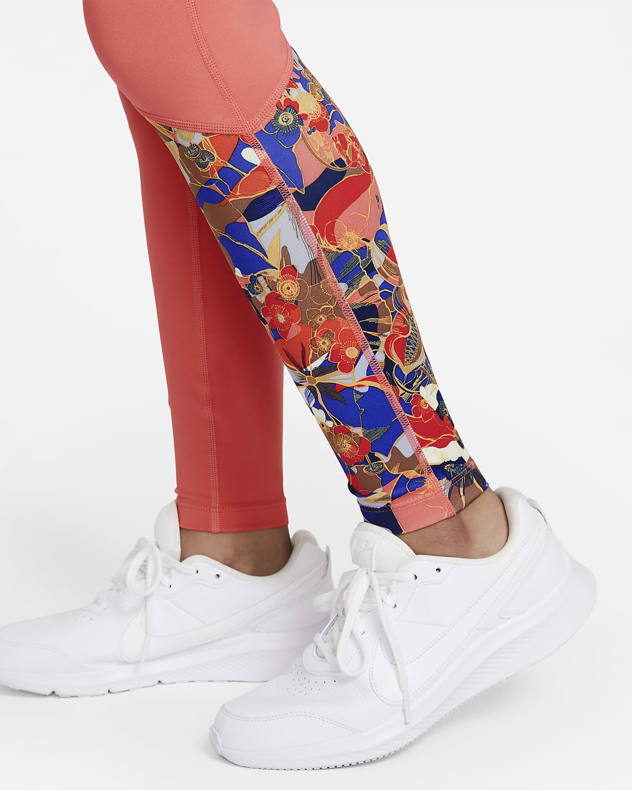 Nike Women's Power Floral-Print Dri-FIT Leggings - Macy's