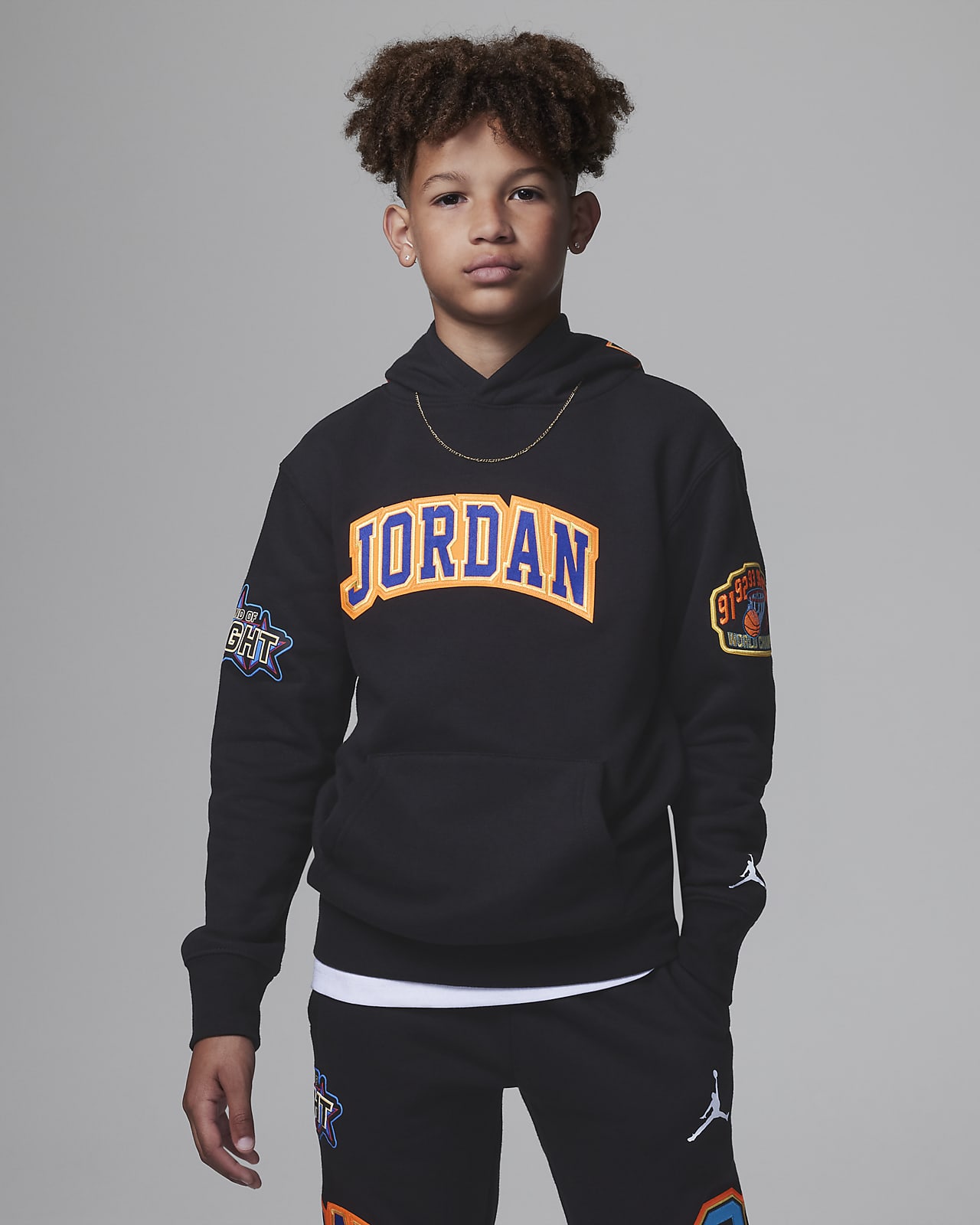 Sudadera con para niños talla grande Jordan Patch Nike.com