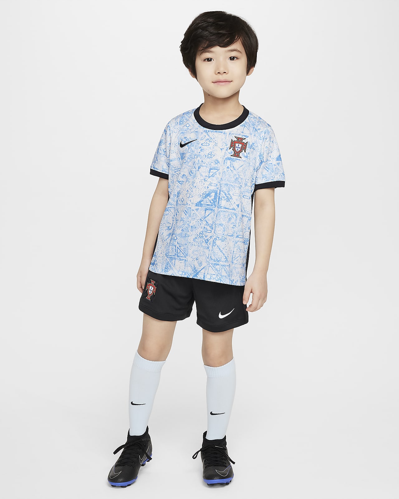 Portugal 2024 Stadium Away Younger Kids' Nike Football Replica 3-Piece Kit