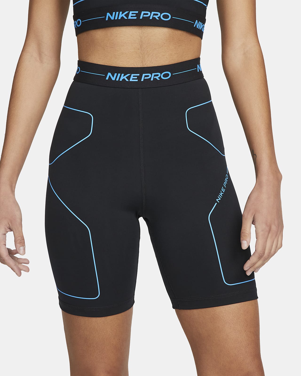 Shorts da training 18 cm a vita alta Nike Pro Dri-FIT – Donna. Nike IT