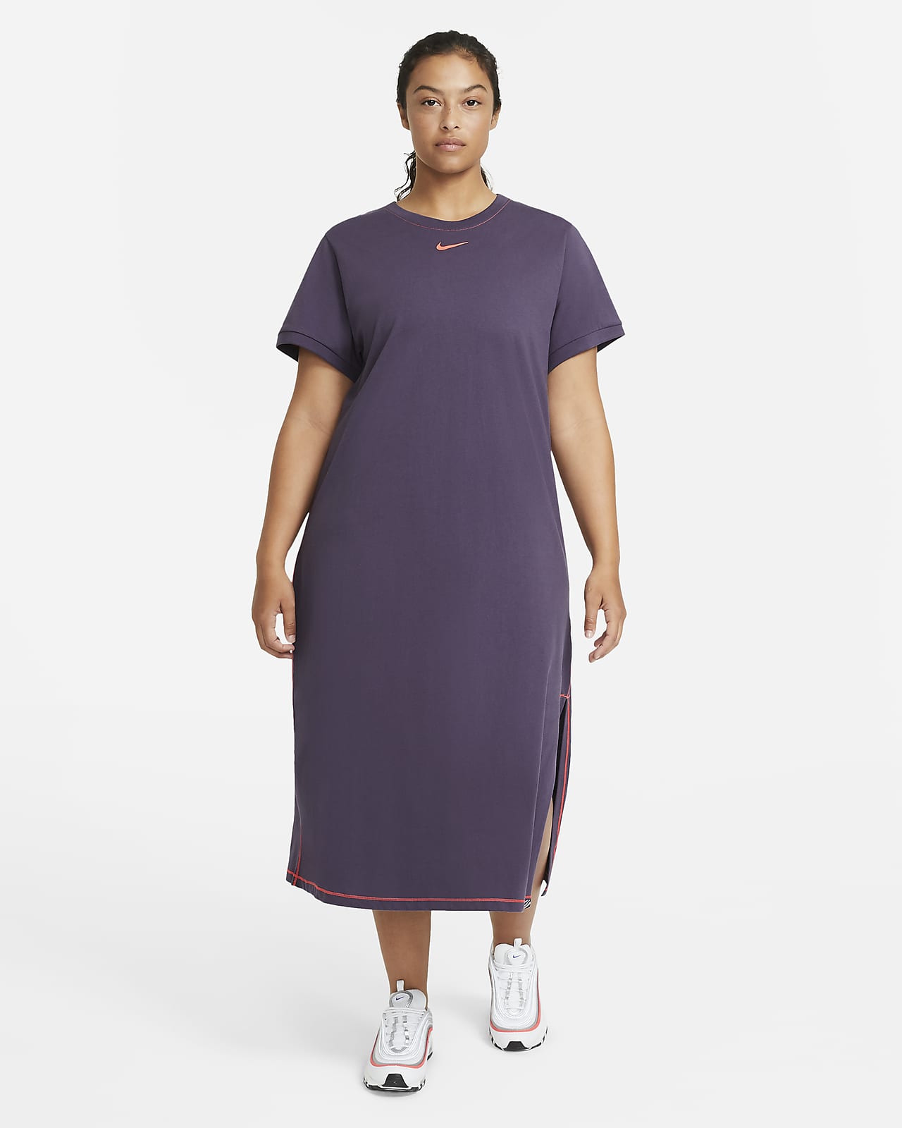 Nike Sportswear Women's Short-Sleeve Midi Dress (Plus Size) | lupon.gov.ph