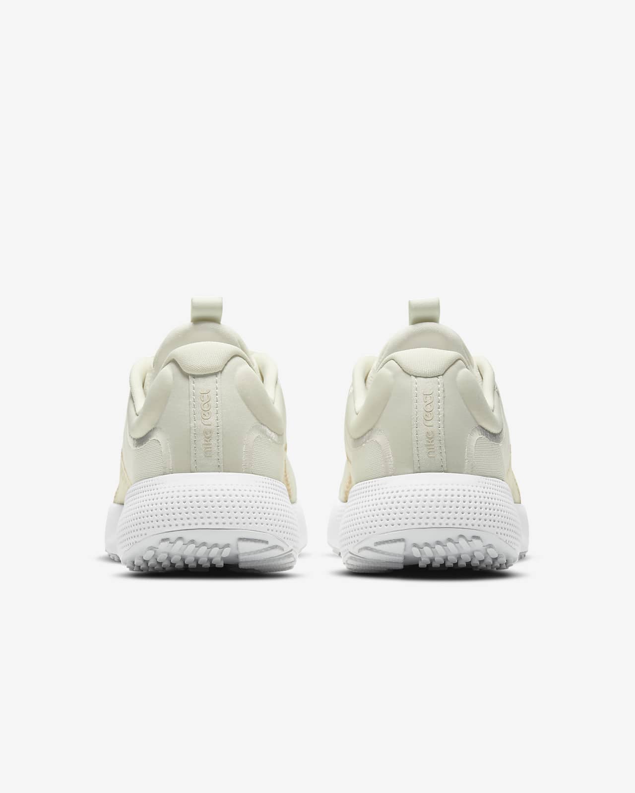 nike running escape run sneakers in white and gold