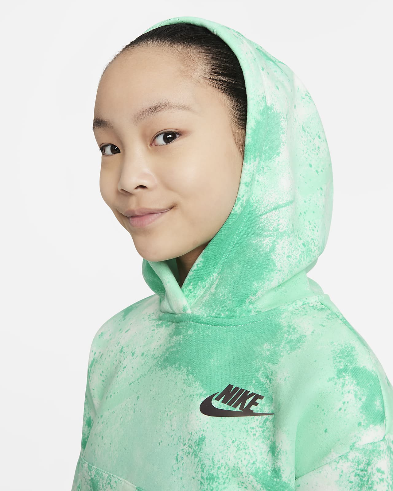 Nike Sportswear Club Big Kids' (Girls') Pullover Hoodie. Nike.com