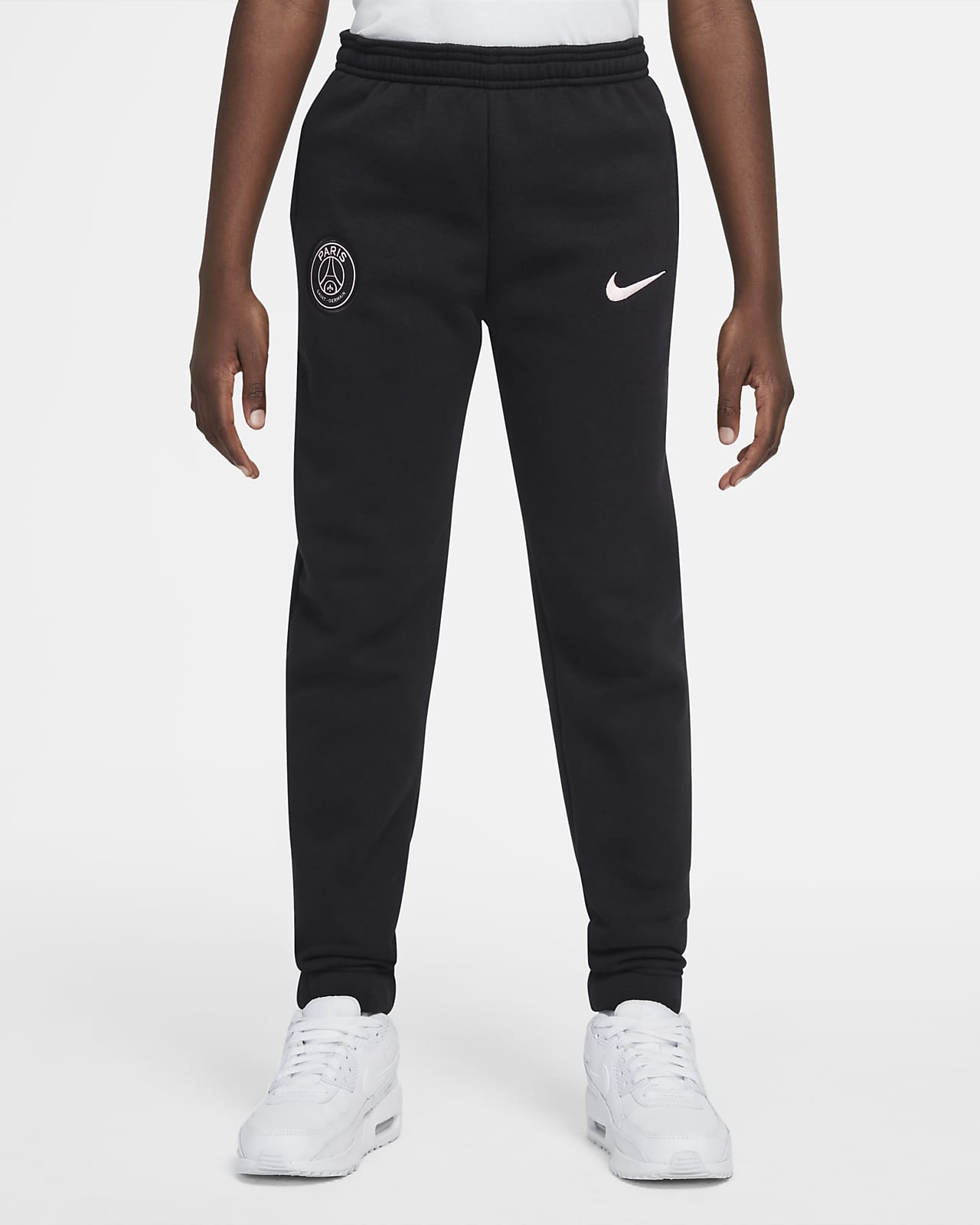 Pantalones fútbol de tejido Fleece para niños talla grande Paris Saint-Germain. Nike.com