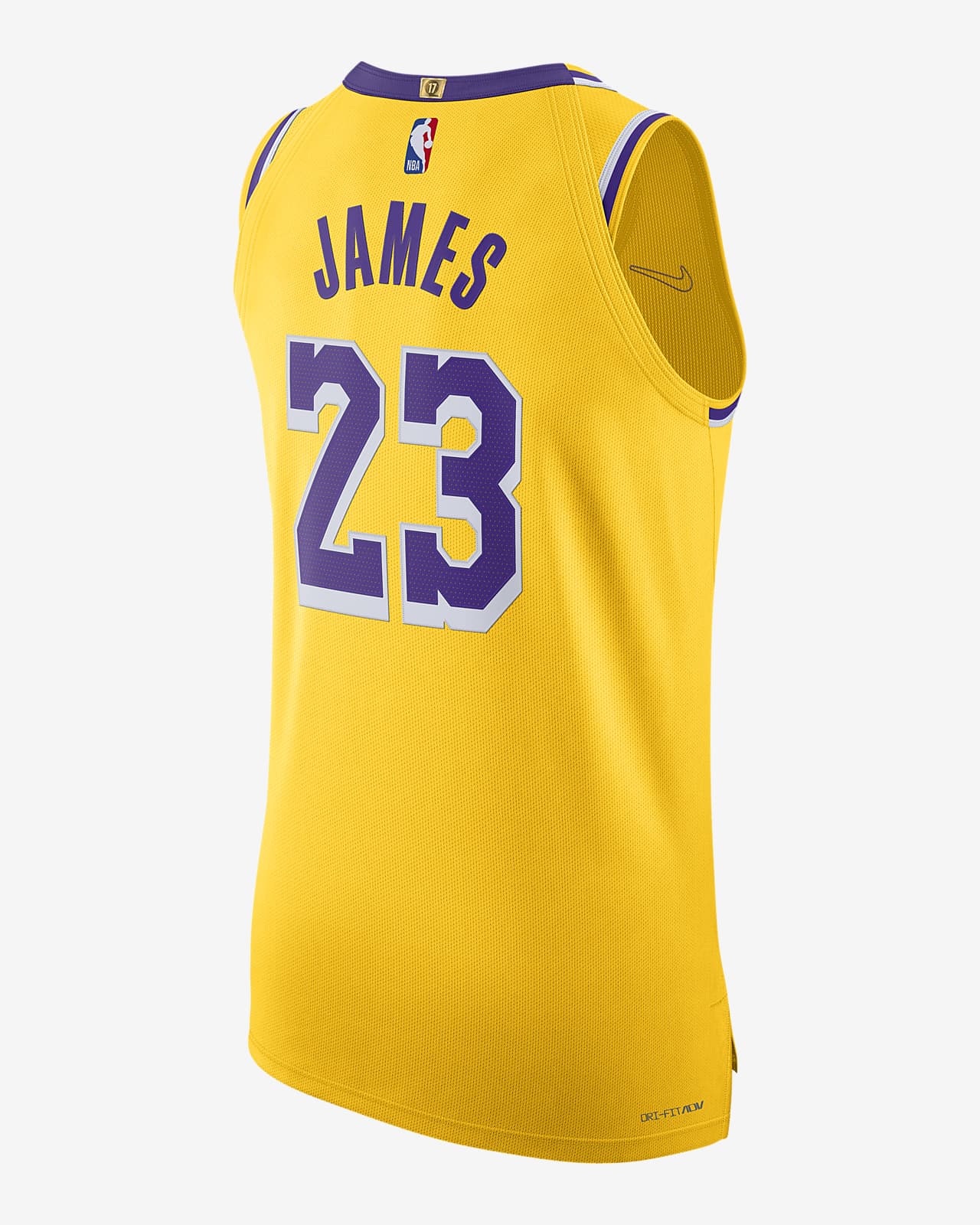 Men's Nike LeBron James Gold Los Angeles Lakers 2022/23 Authentic Player Jersey - Icon Edition