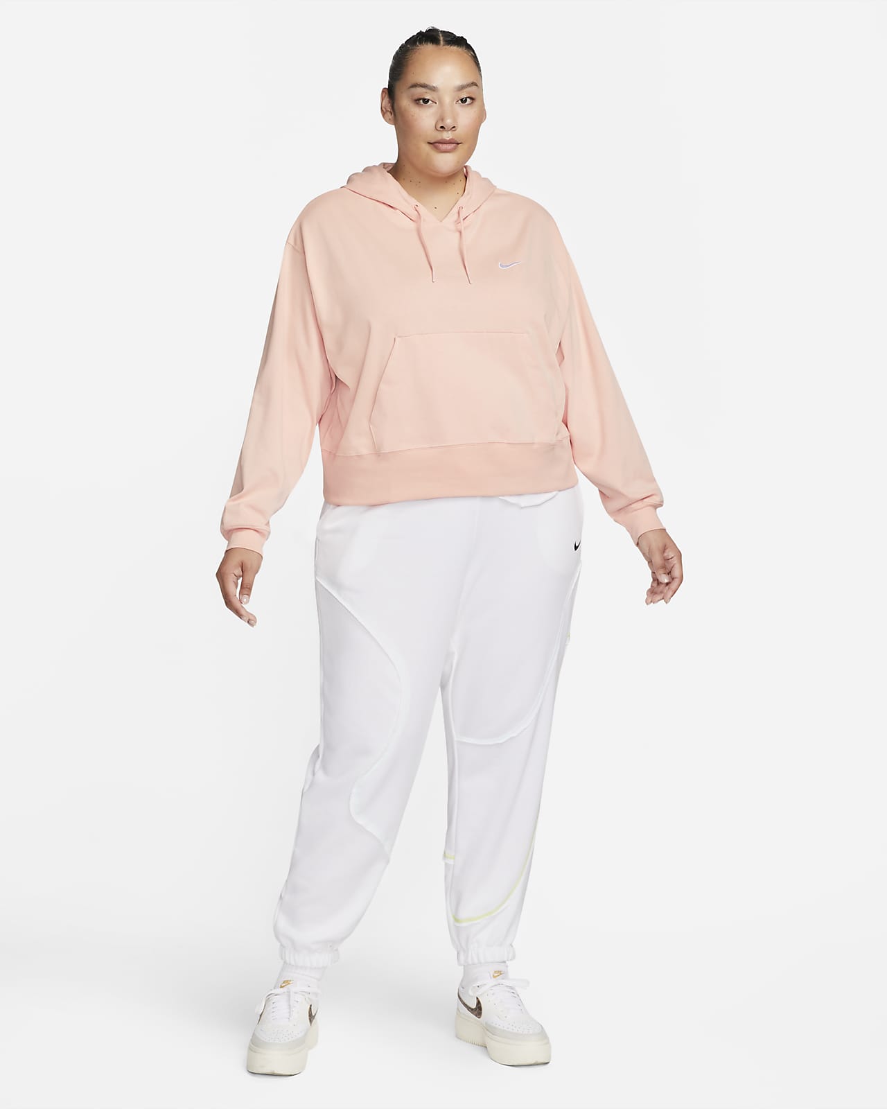 Nike Sportswear Women's Oversized Jersey Pullover Hoodie (Plus Size).  Nike.com