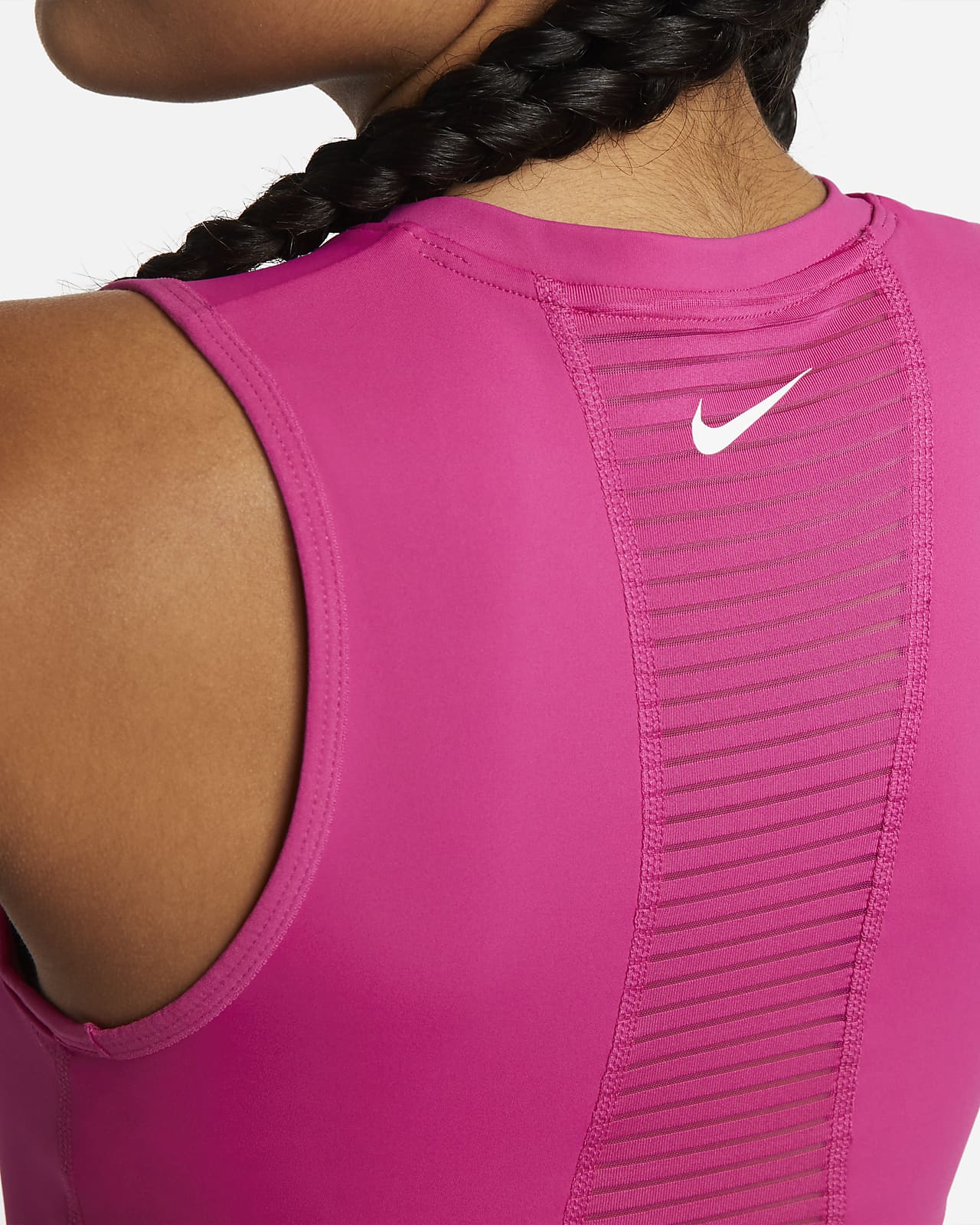 Nike Pro Dri-FIT Korte tanktop voor dames. Nike NL