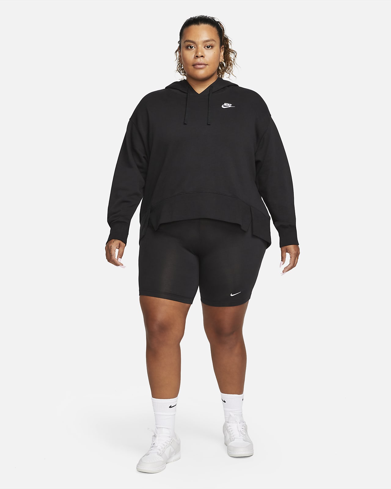 Nike Sportswear Club Fleece Oversized hoodie voor dames (Plus Size). Nike NL