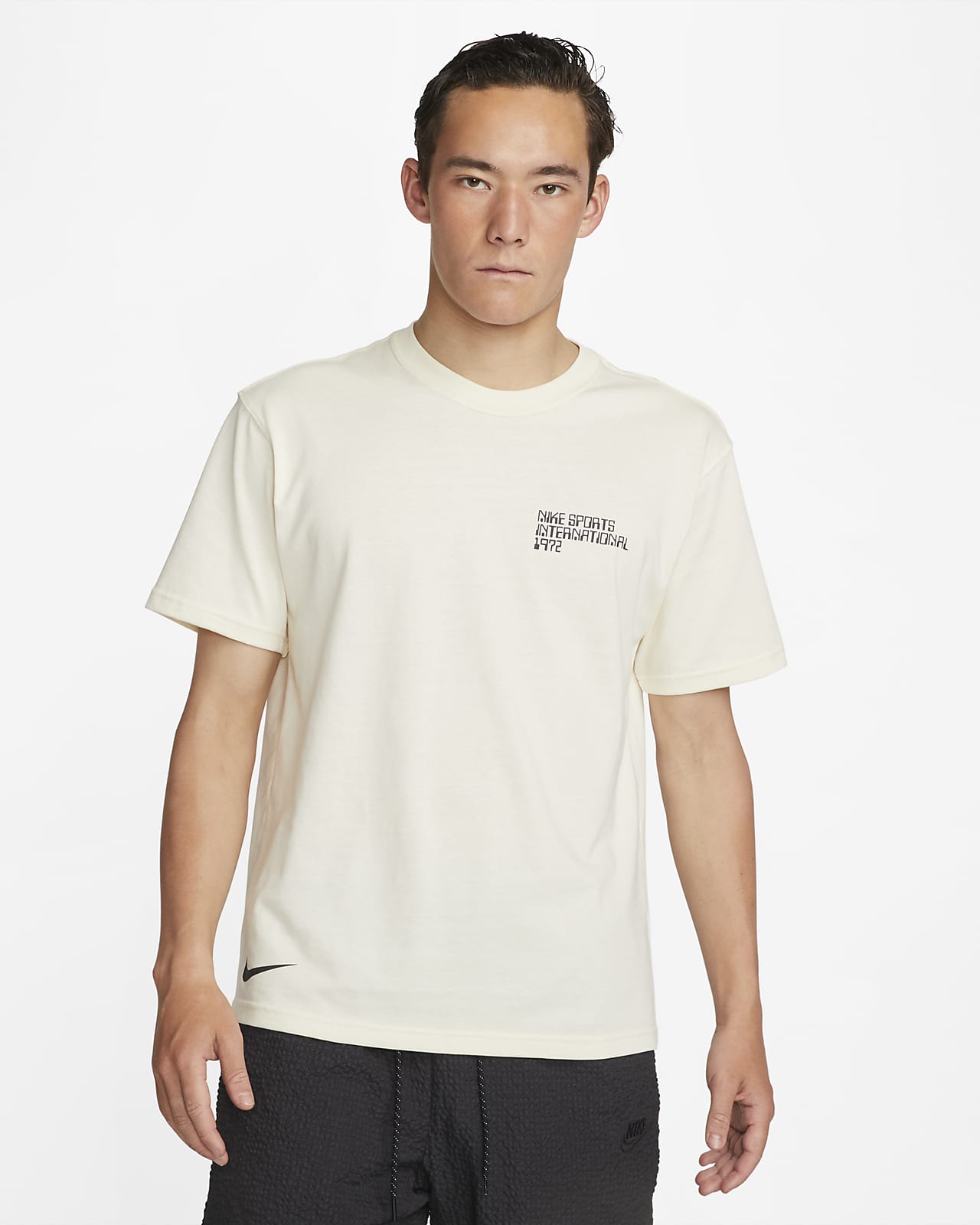 two B.C. Ligation Nike Sportswear Circa Men's Graphic T-Shirt. Nike ID