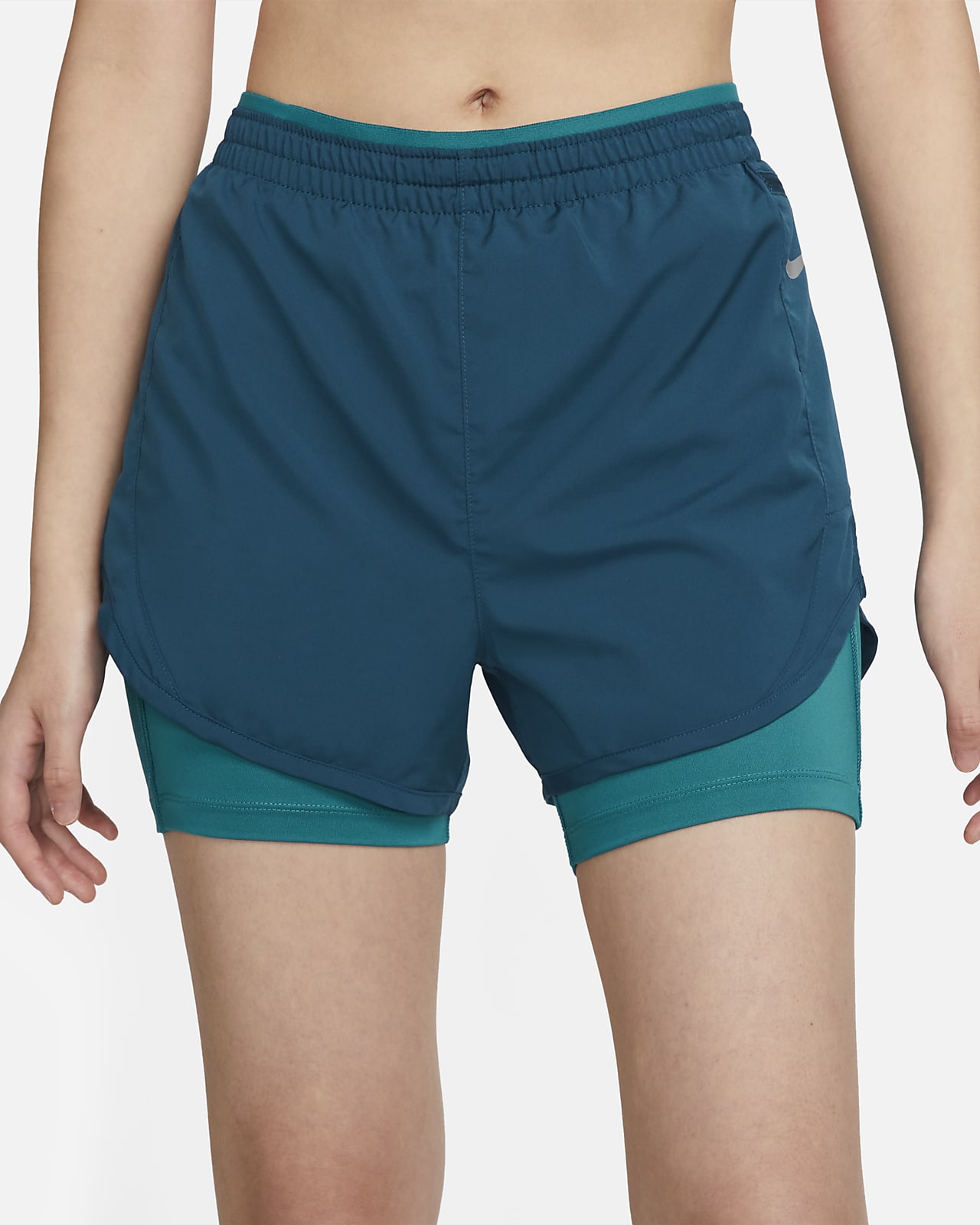 Nike Tempo Luxe Women's 2-In-1 Running Shorts. Nike SG