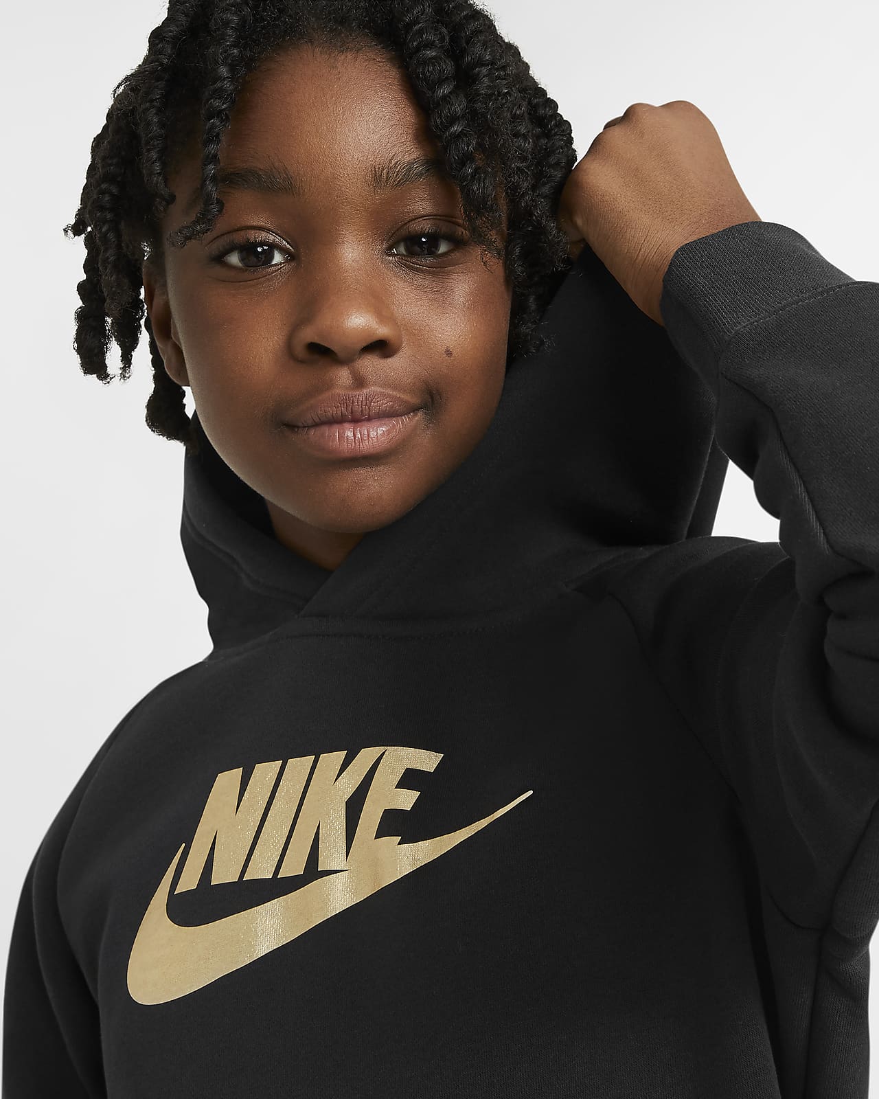 nike hoodie dress black