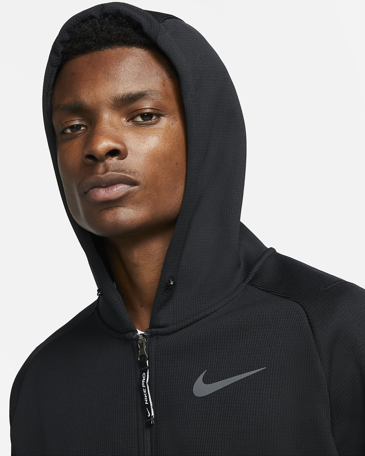 black nike therma jacket