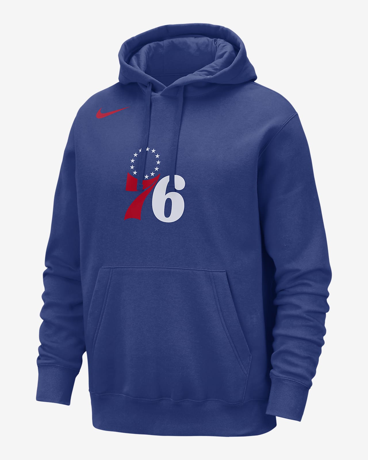 Philadelphia 76ers Club Nike NBA-hoodie voor heren