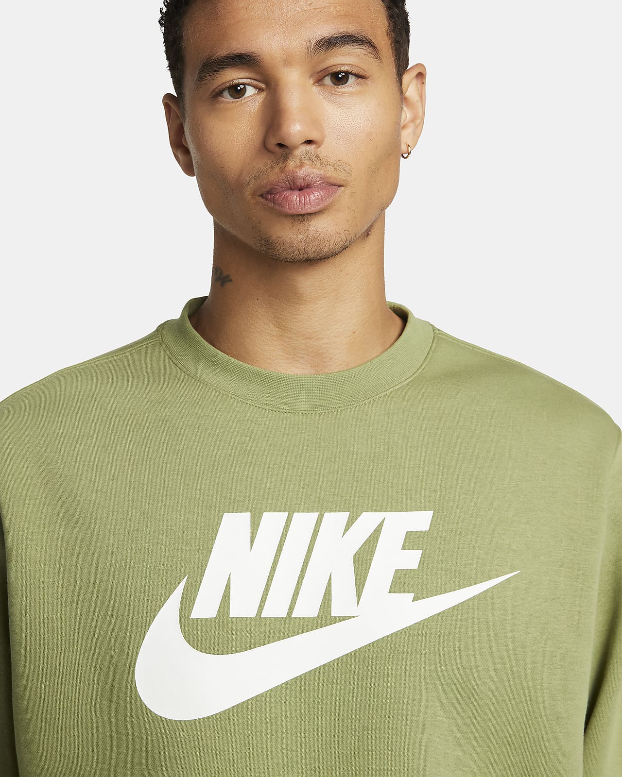 Nike Sportswear Club Fleece Men's Graphic Crew. Nike FI