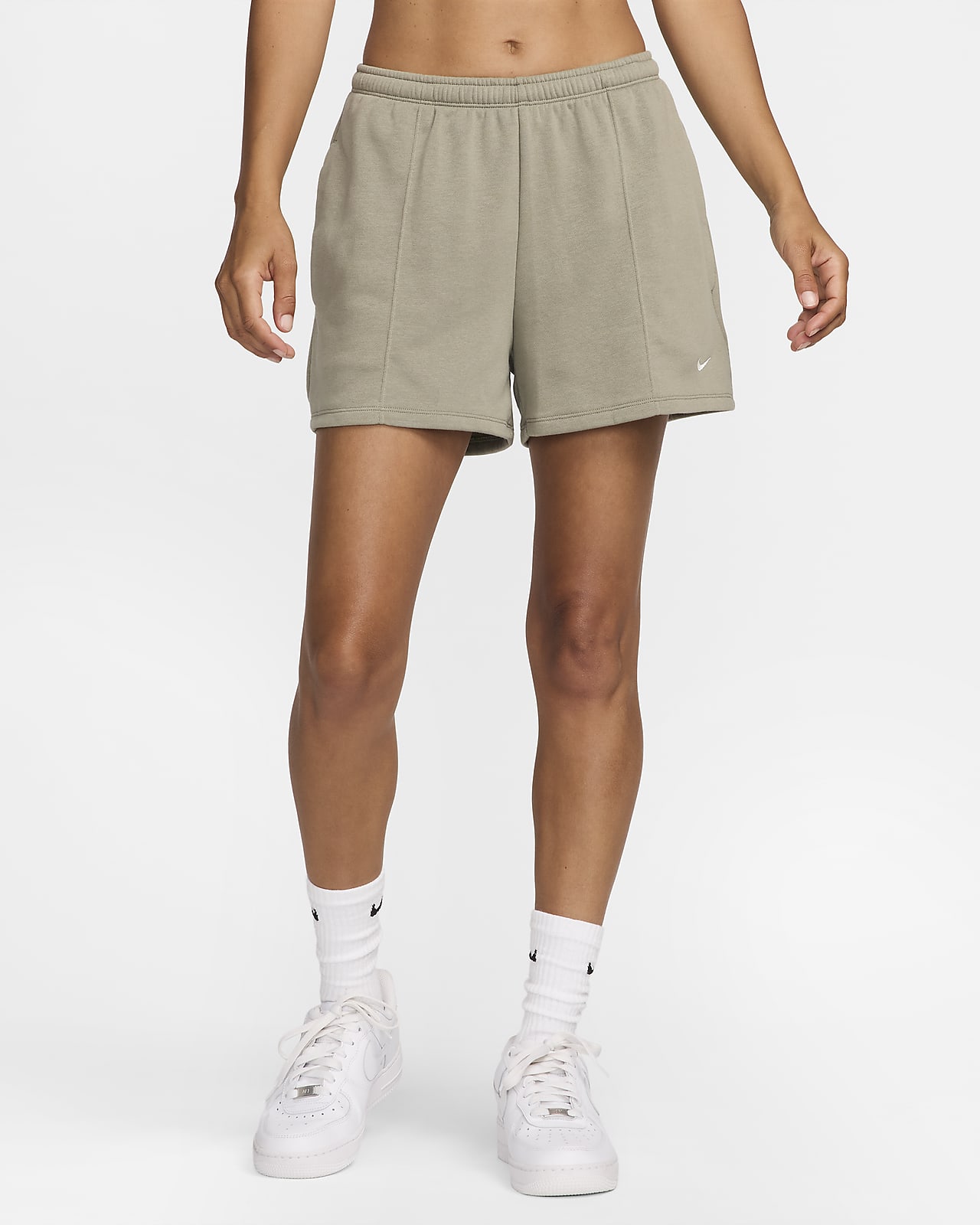 Shorts in French Terry a vita media 10 cm Nike Sportswear Chill Terry – Donna
