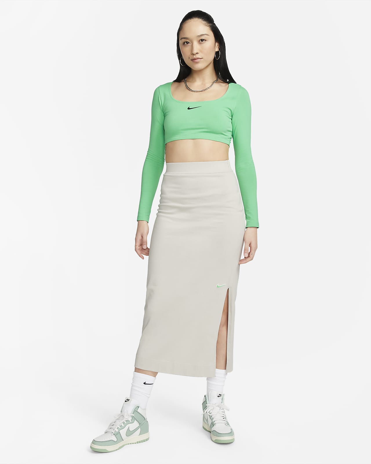 Gonna nike lunga outlet