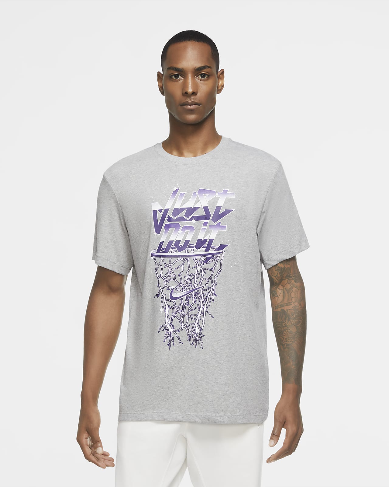nike just do it grey t shirt