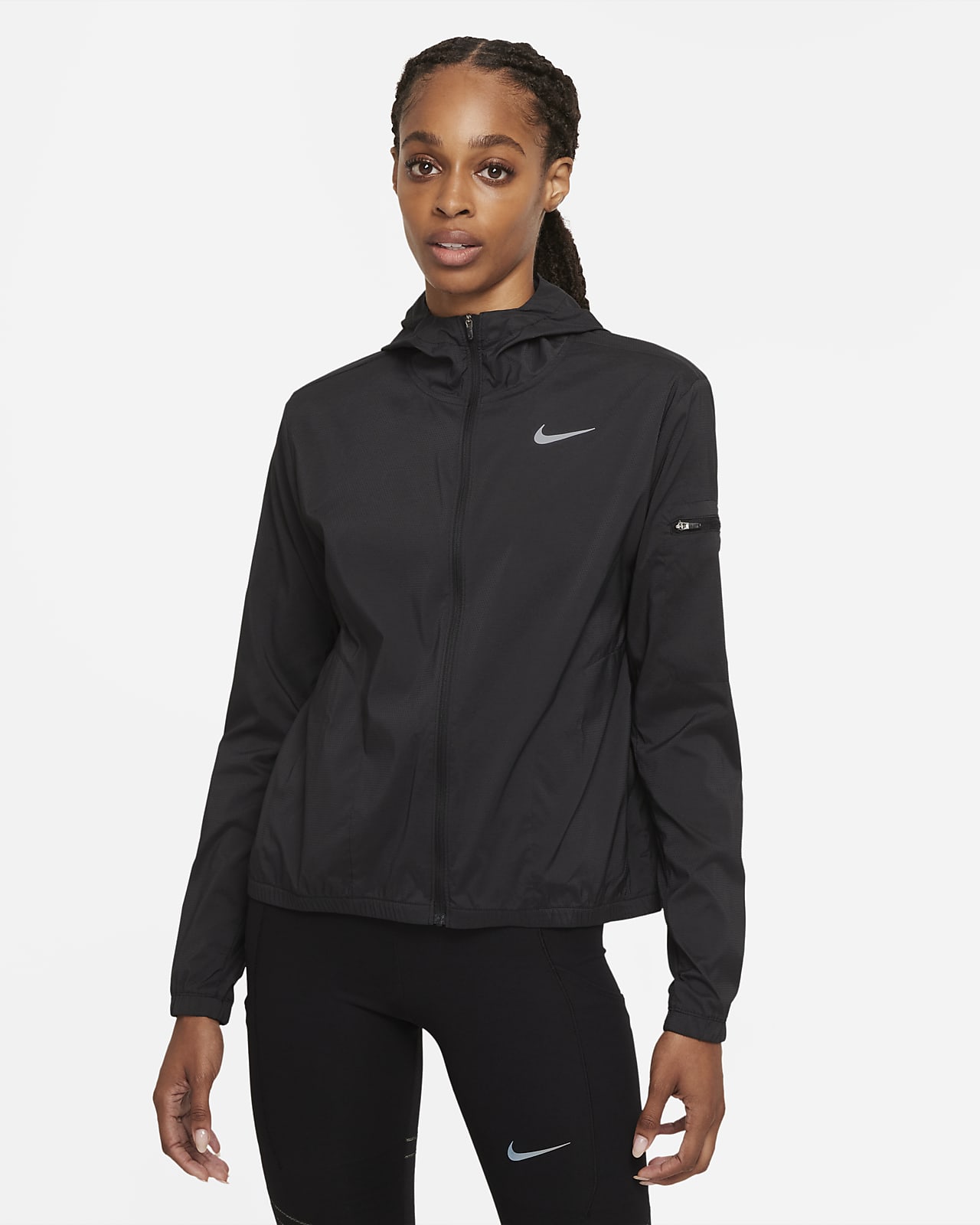 Nike Impossibly Light Damen-Laufjacke mit Kapuze