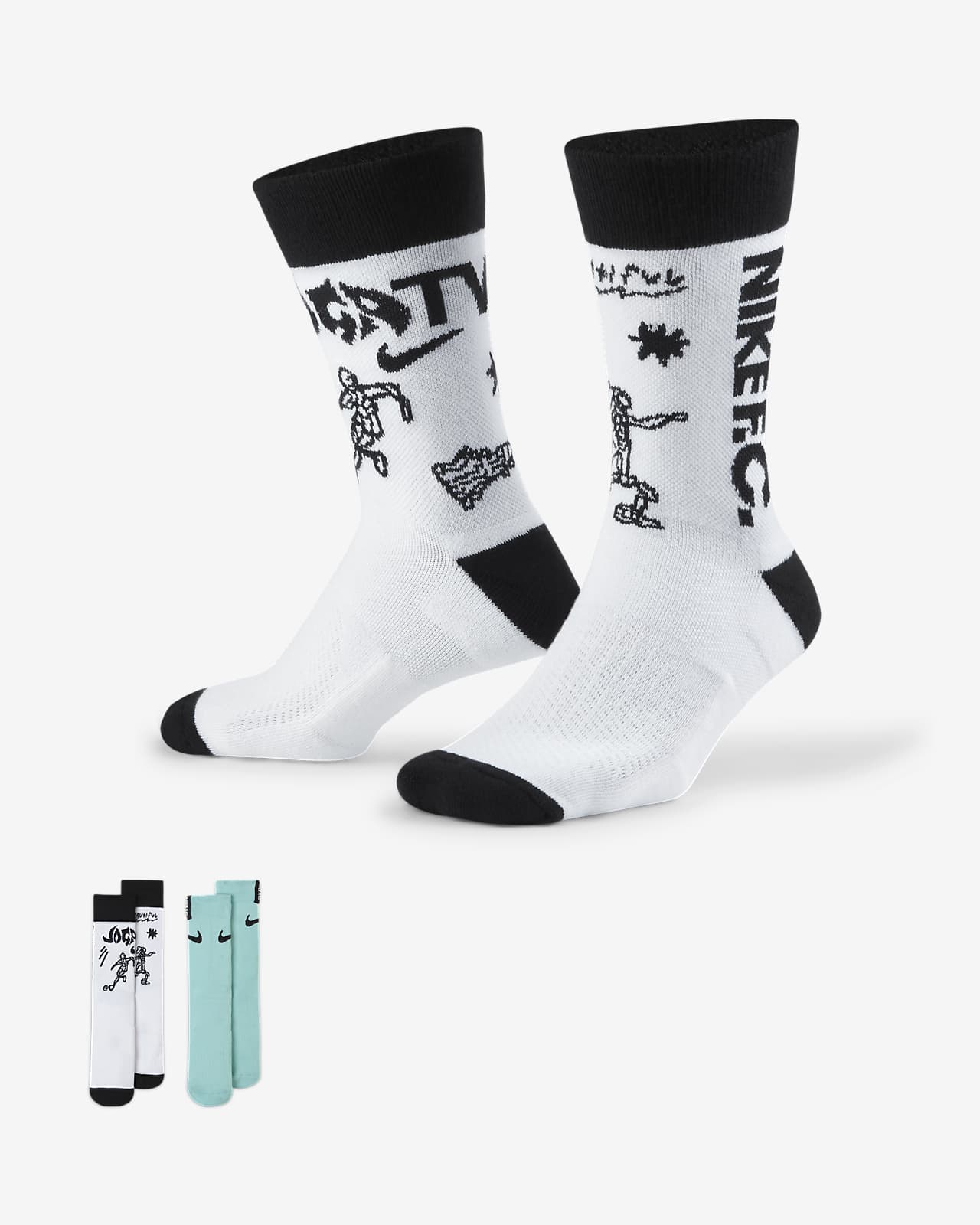 nike snkr sox essential crew