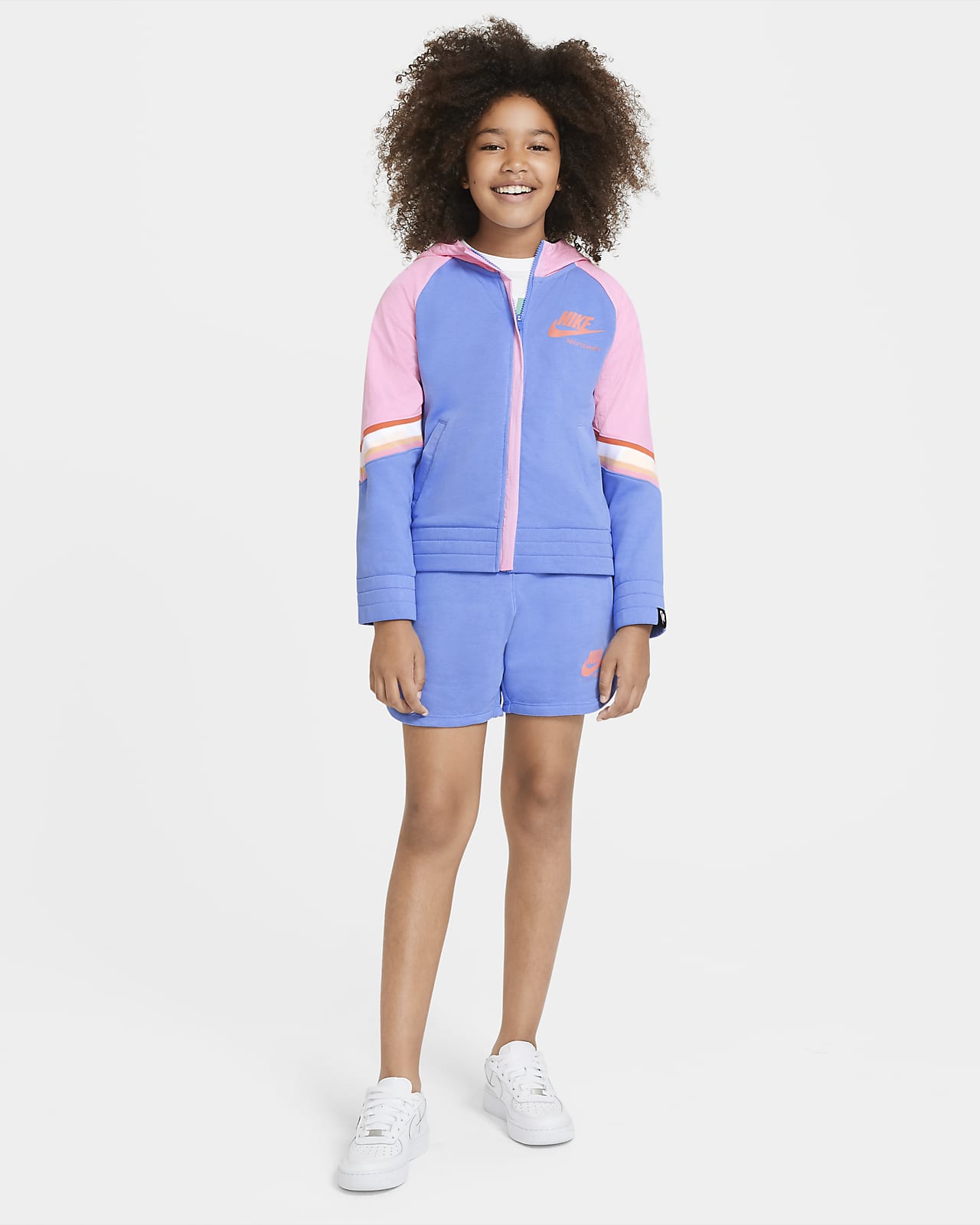 nike sportswear heritage full zip hoodie