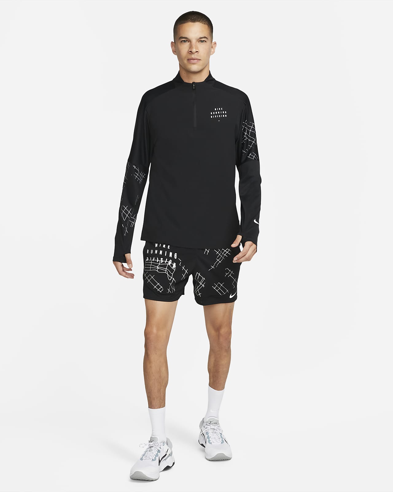 Haut de running à demi-zip Dri-FIT Nike Flash pour homme