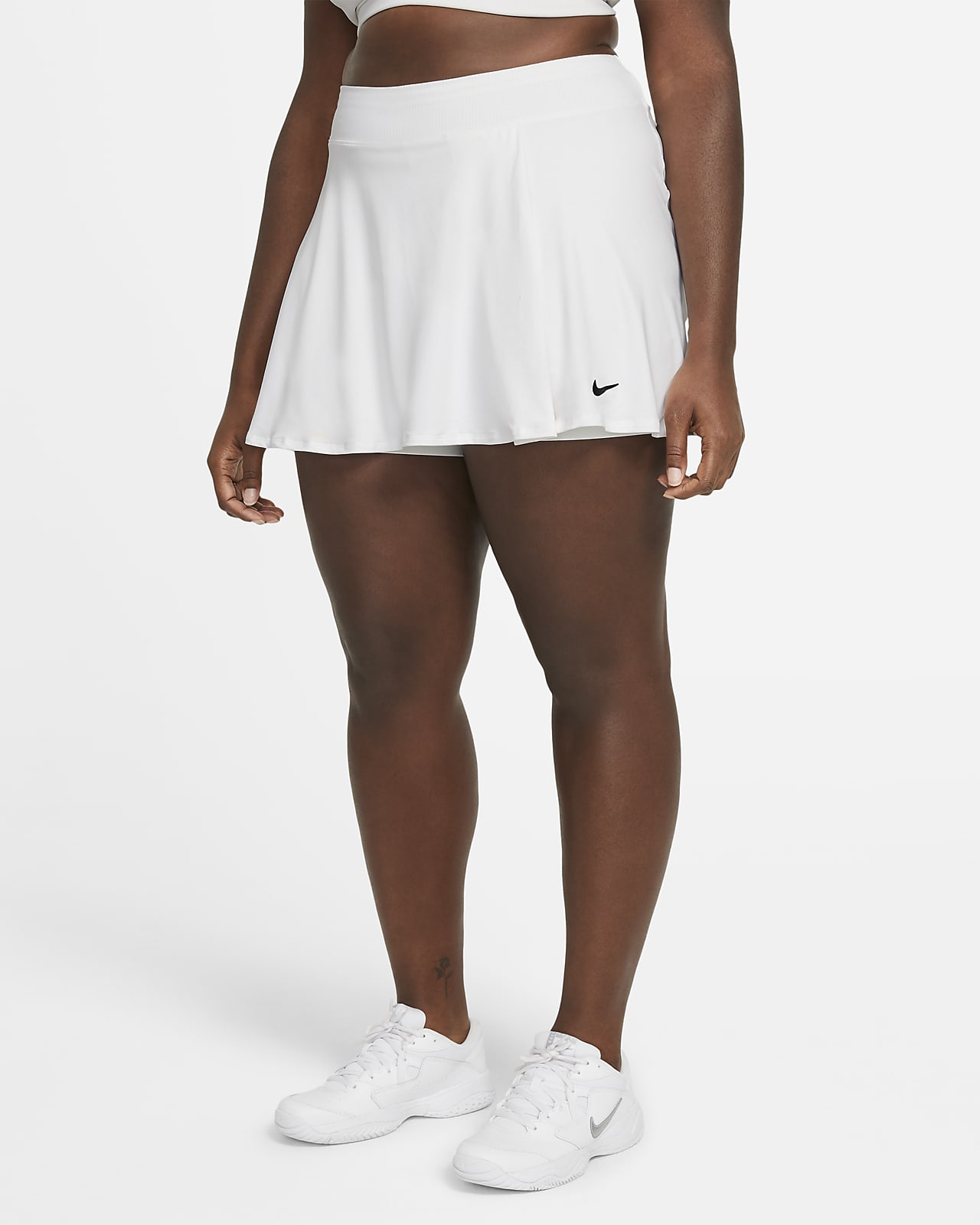 pleated white tennis skirt nike