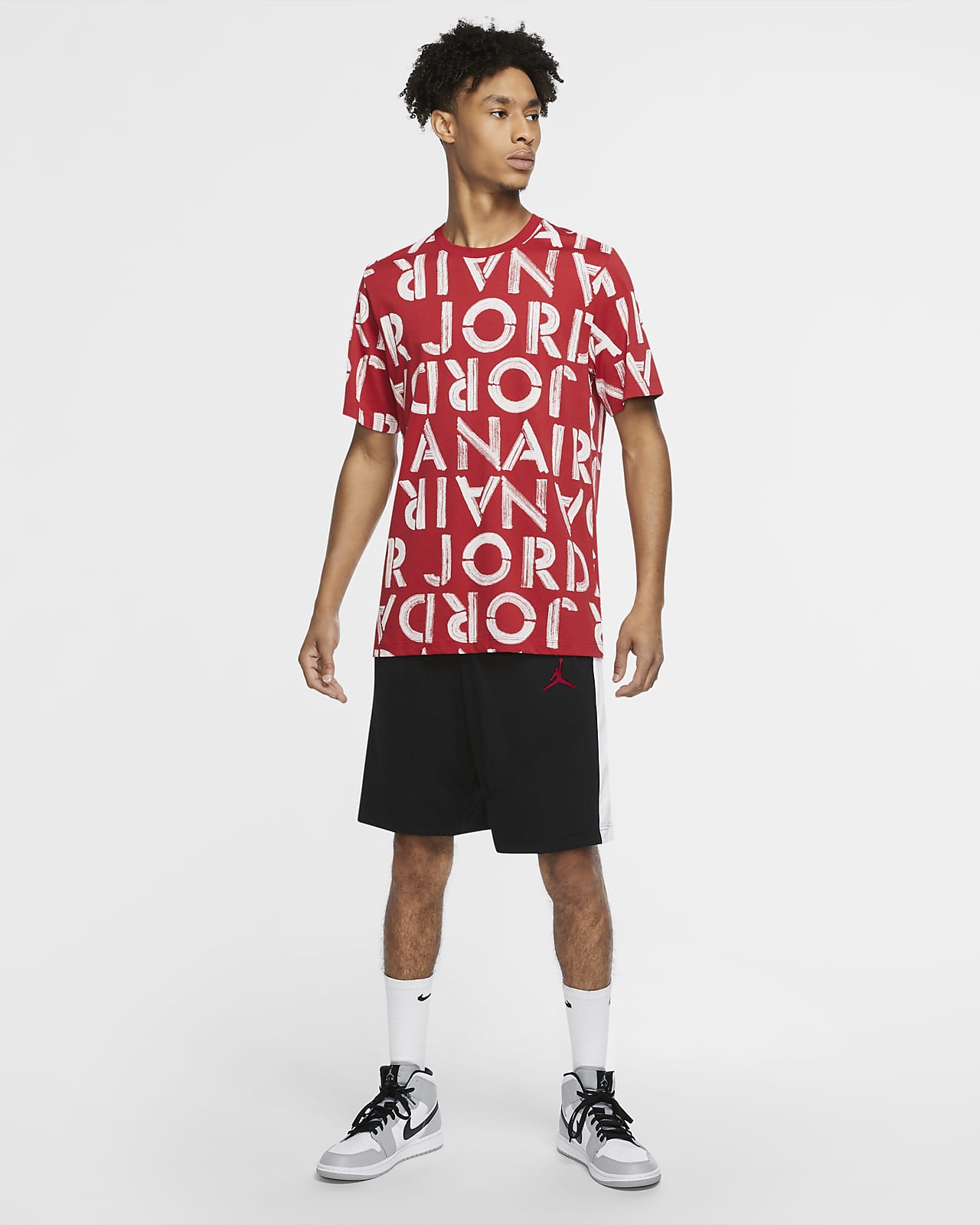 jordan 1 mid with shorts