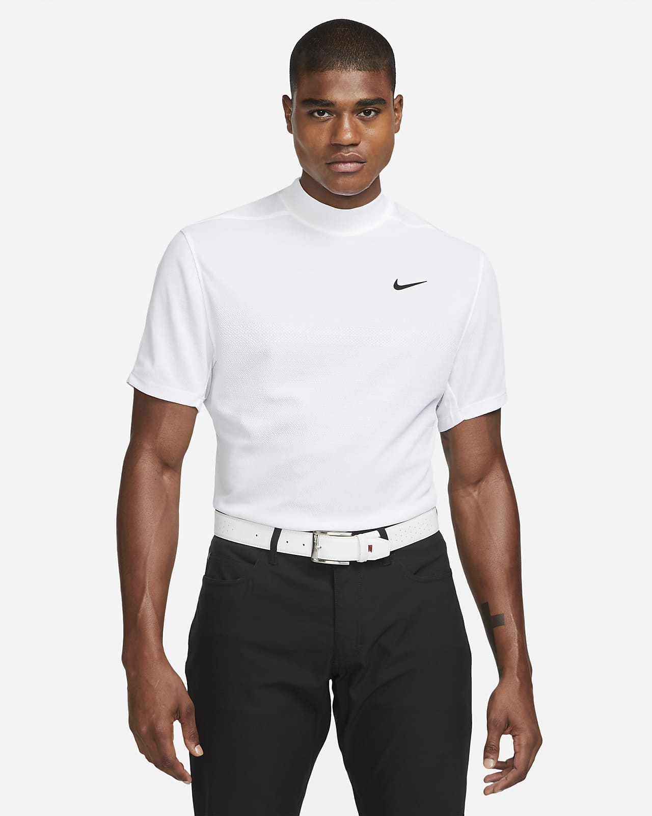 emergencia proporción Gestionar Nike Dri-FIT ADV Tiger Woods Polo de golf de cuello alto- Hombre. Nike ES